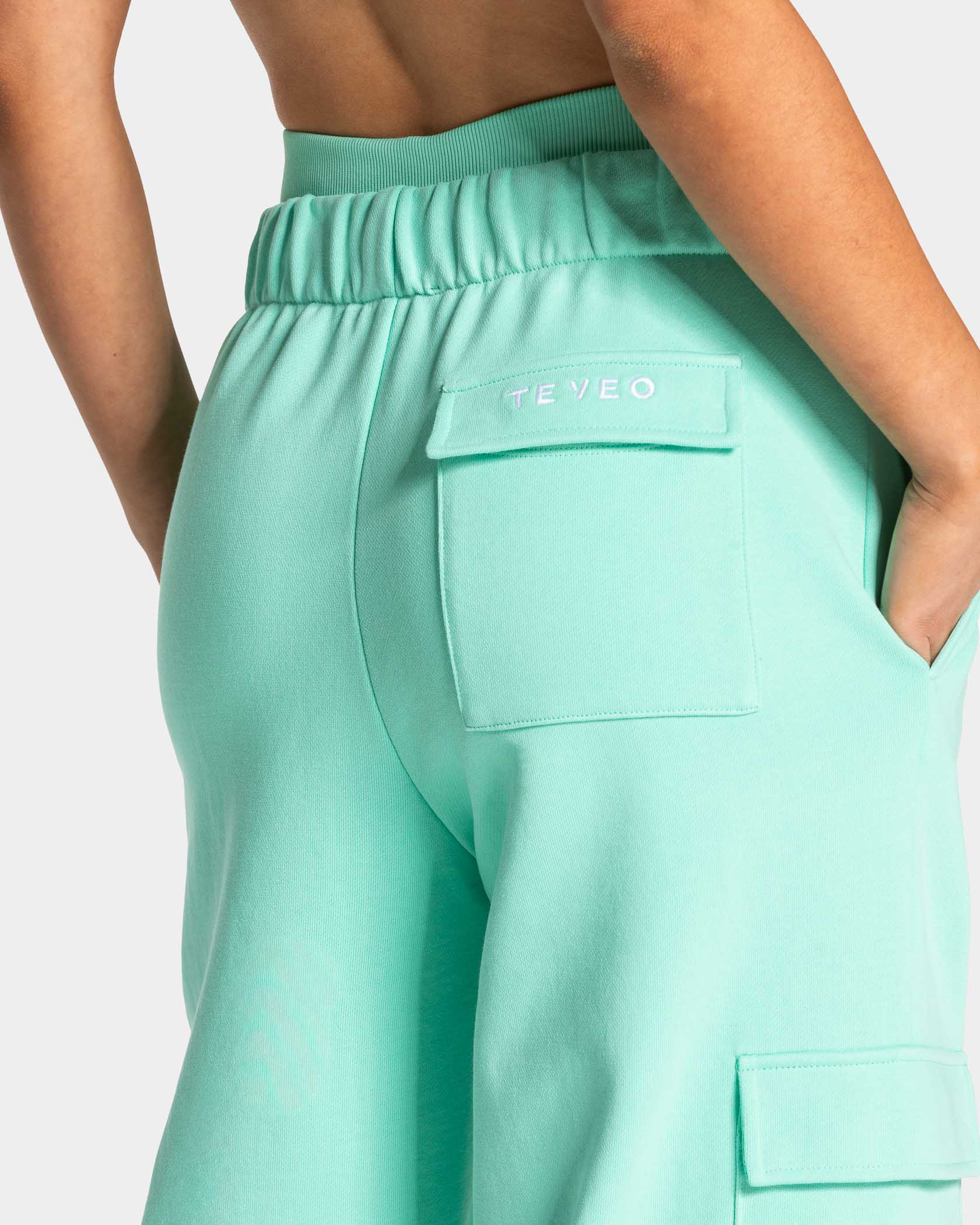 Lift Wide Leg Cargo Jogger "Mint" - Image 4