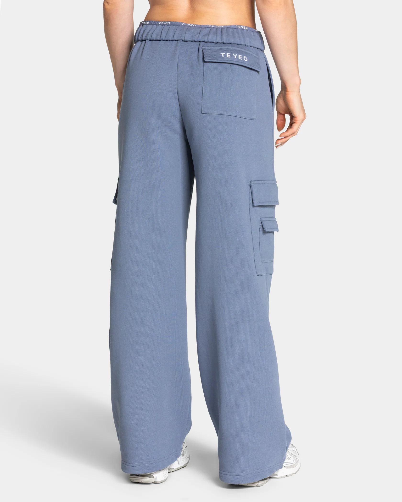 Lift Wide Leg Cargo Jogger "Stahlblau" - Image 2