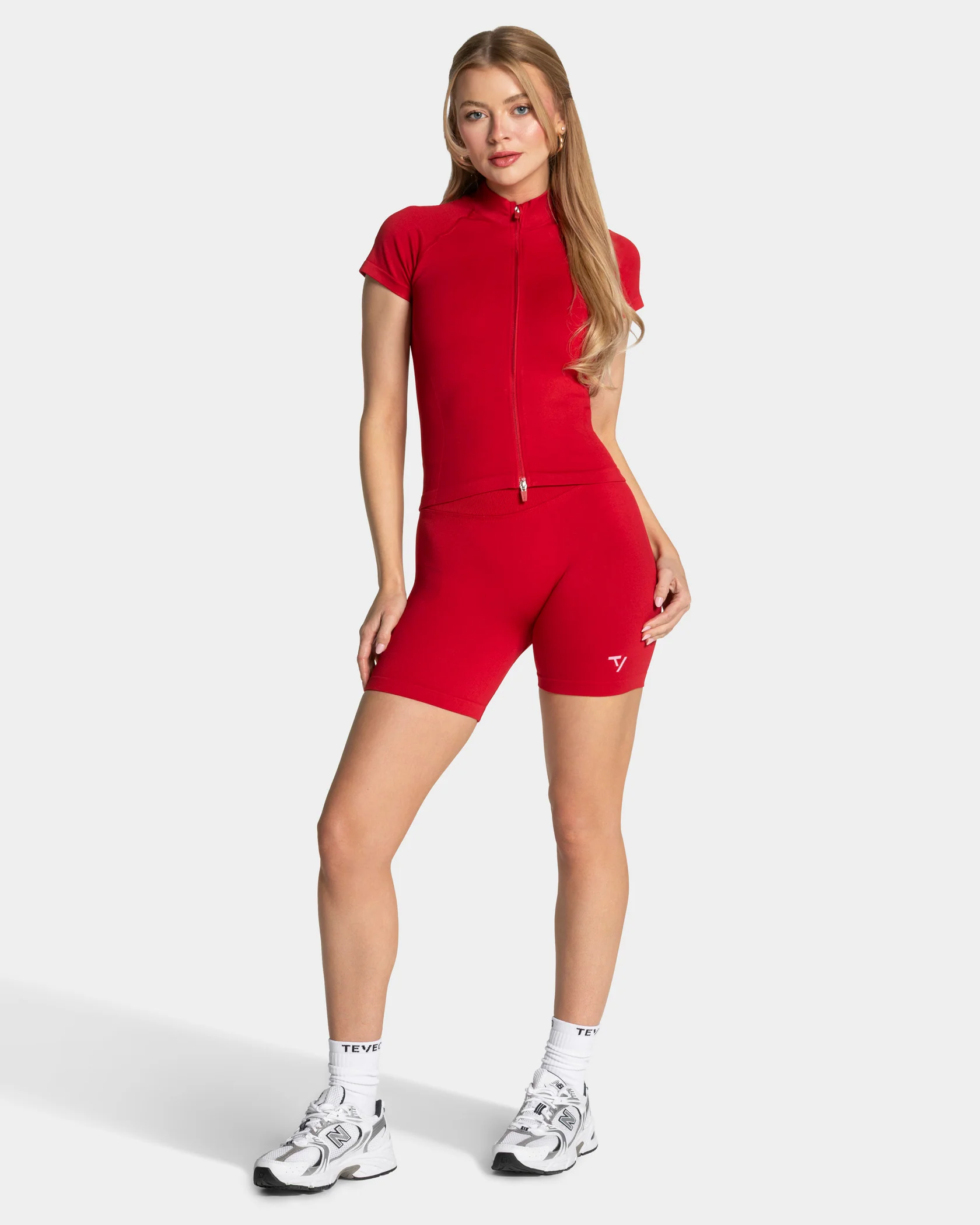 Lift Zip Shortsleeve "Chili" - Image 3