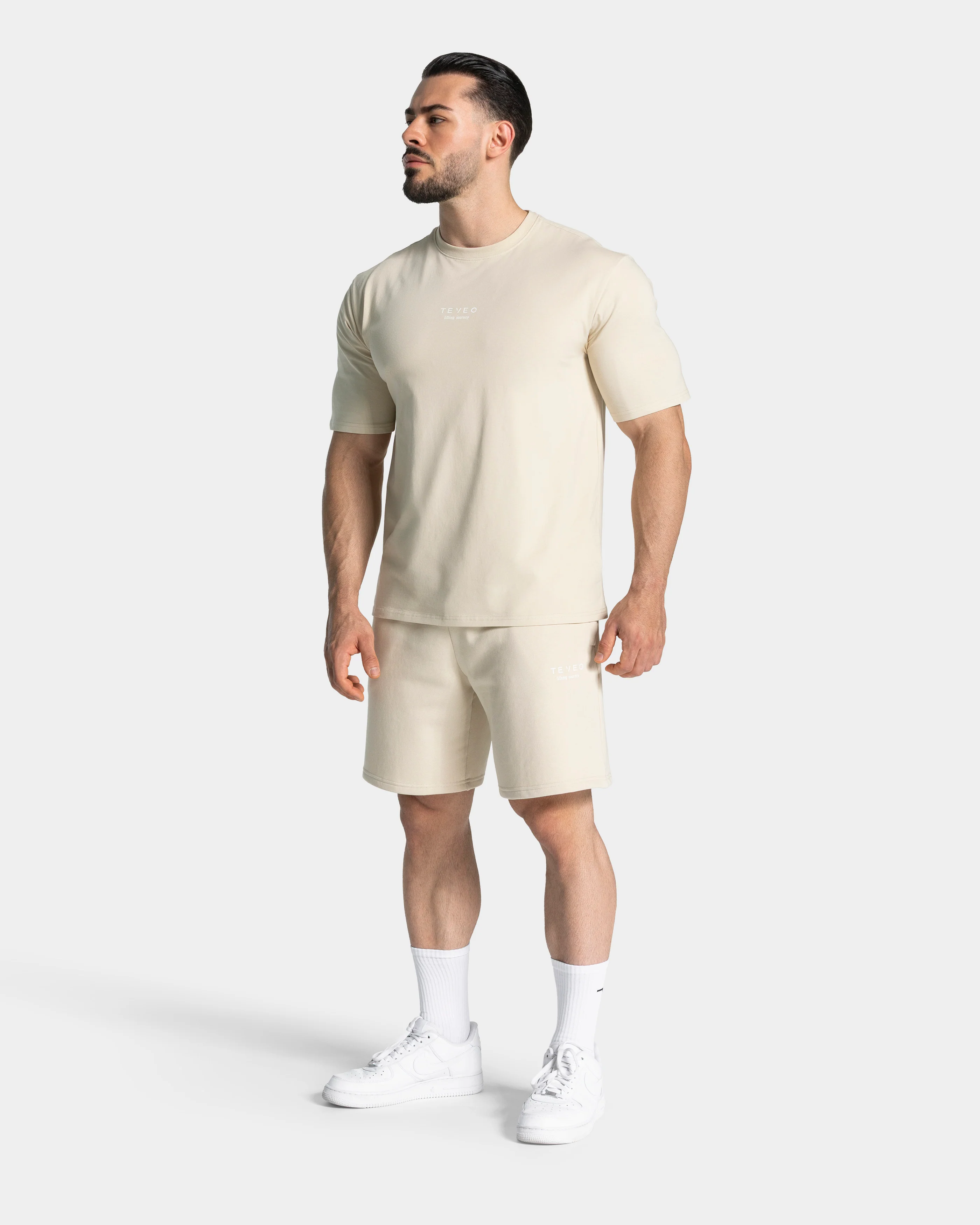 Lifting Journey Oversized T-Shirt "Cream" - Image 3