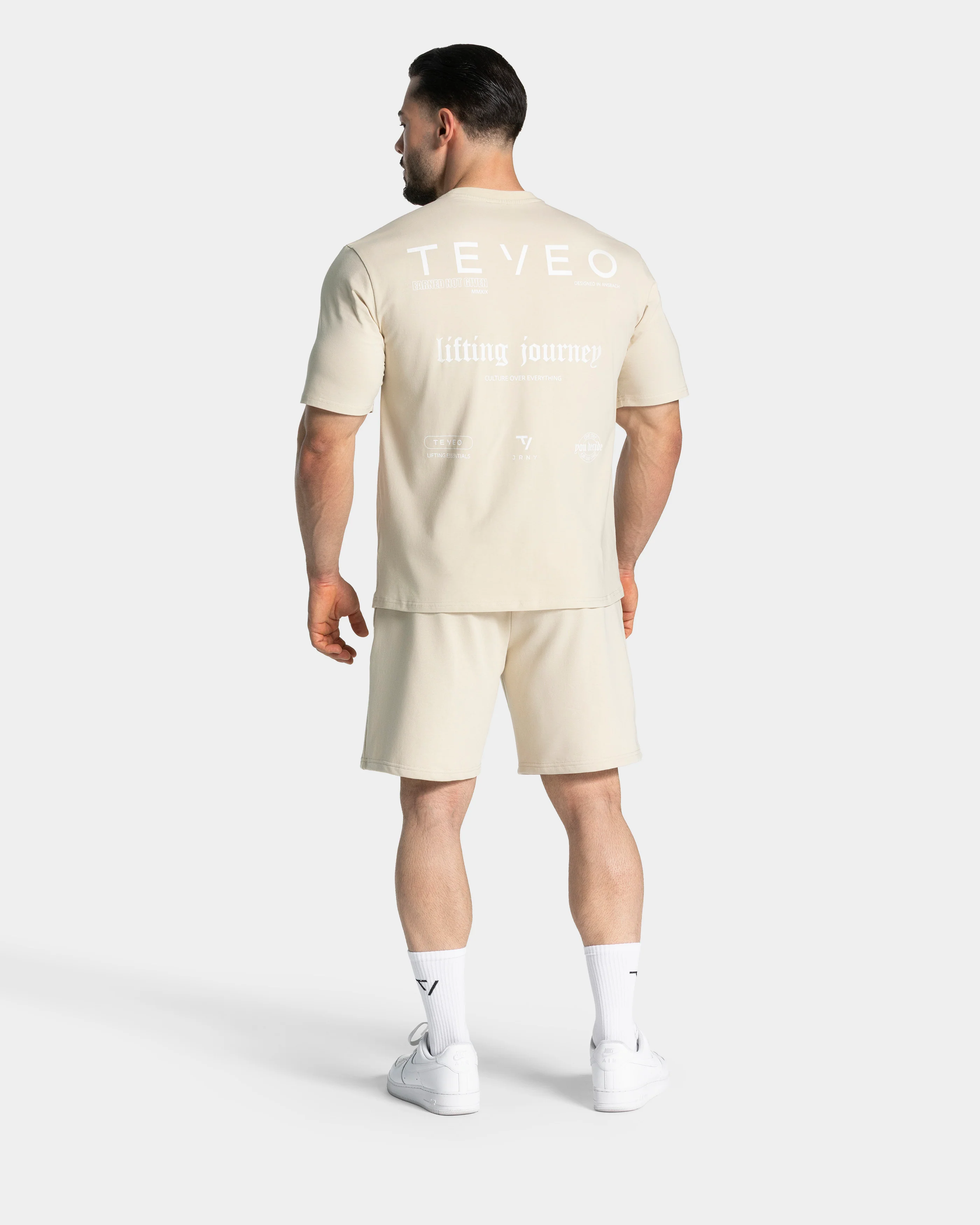 Lifting Journey Oversized T-Shirt "Cream" - Image 5