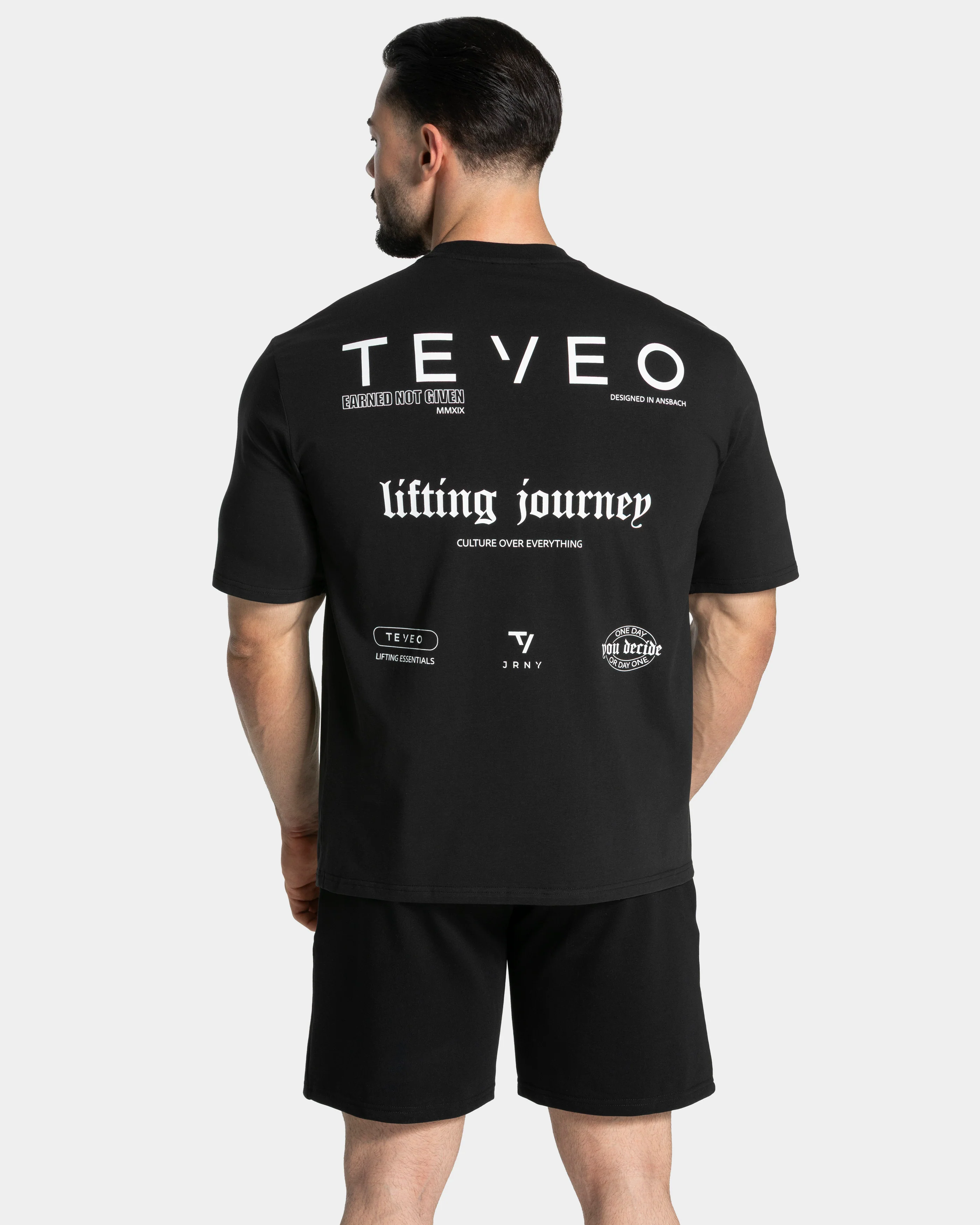 Lifting Journey Oversized T-Shirt "Schwarz"