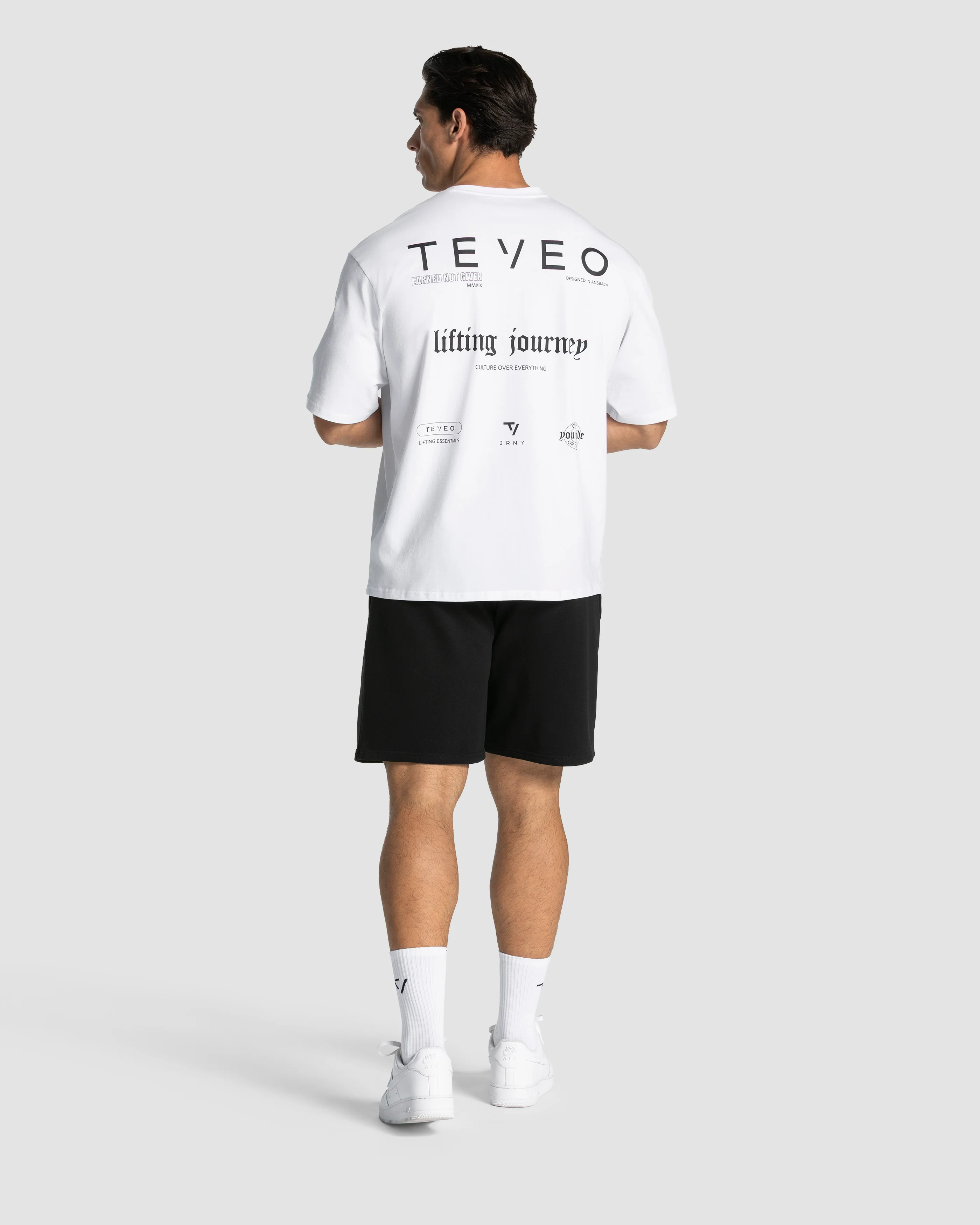 Lifting Journey Oversized T-Shirt "Weiß" - Image 5