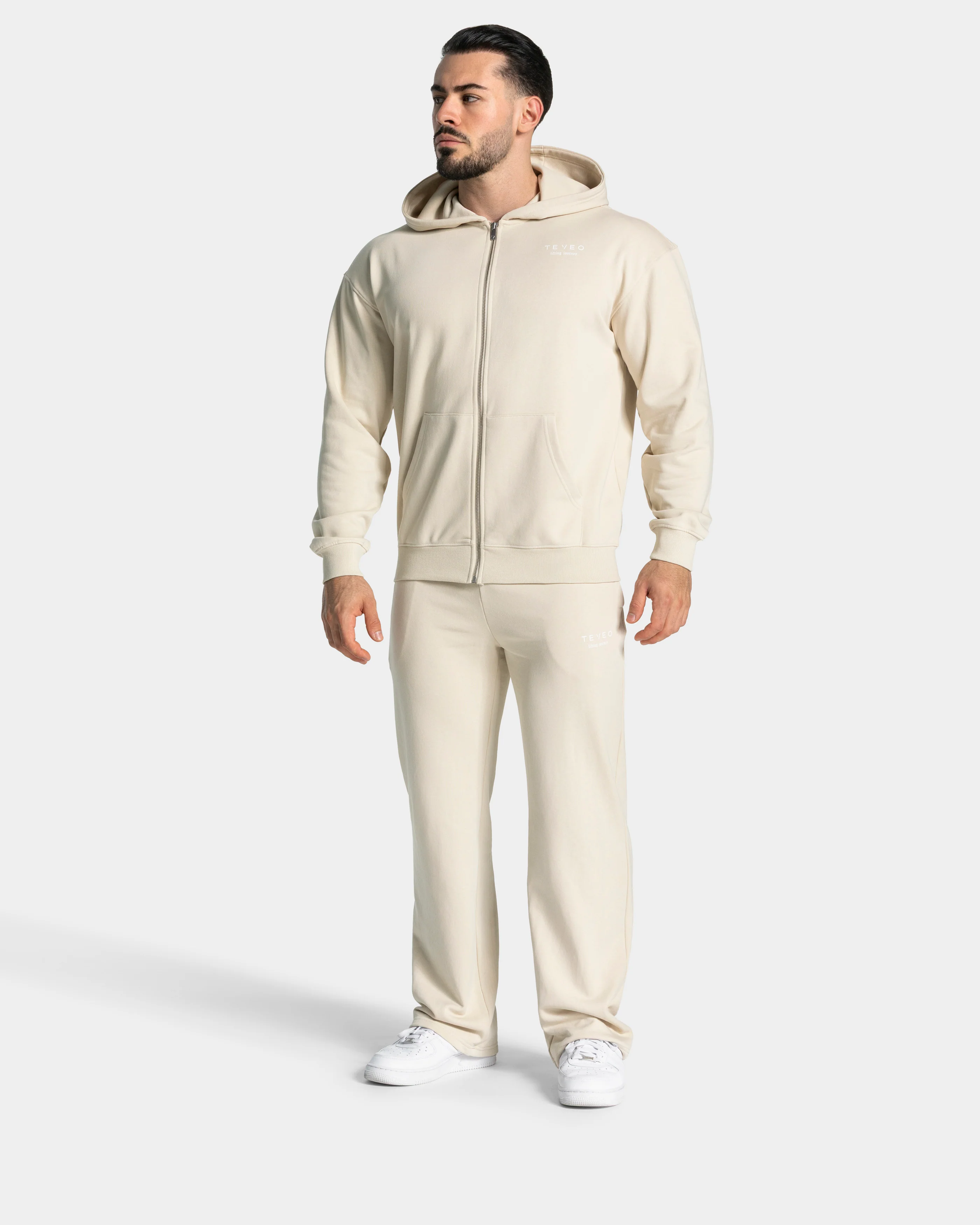 Lifting Journey Straight Leg Jogger "Cream" - Image 3
