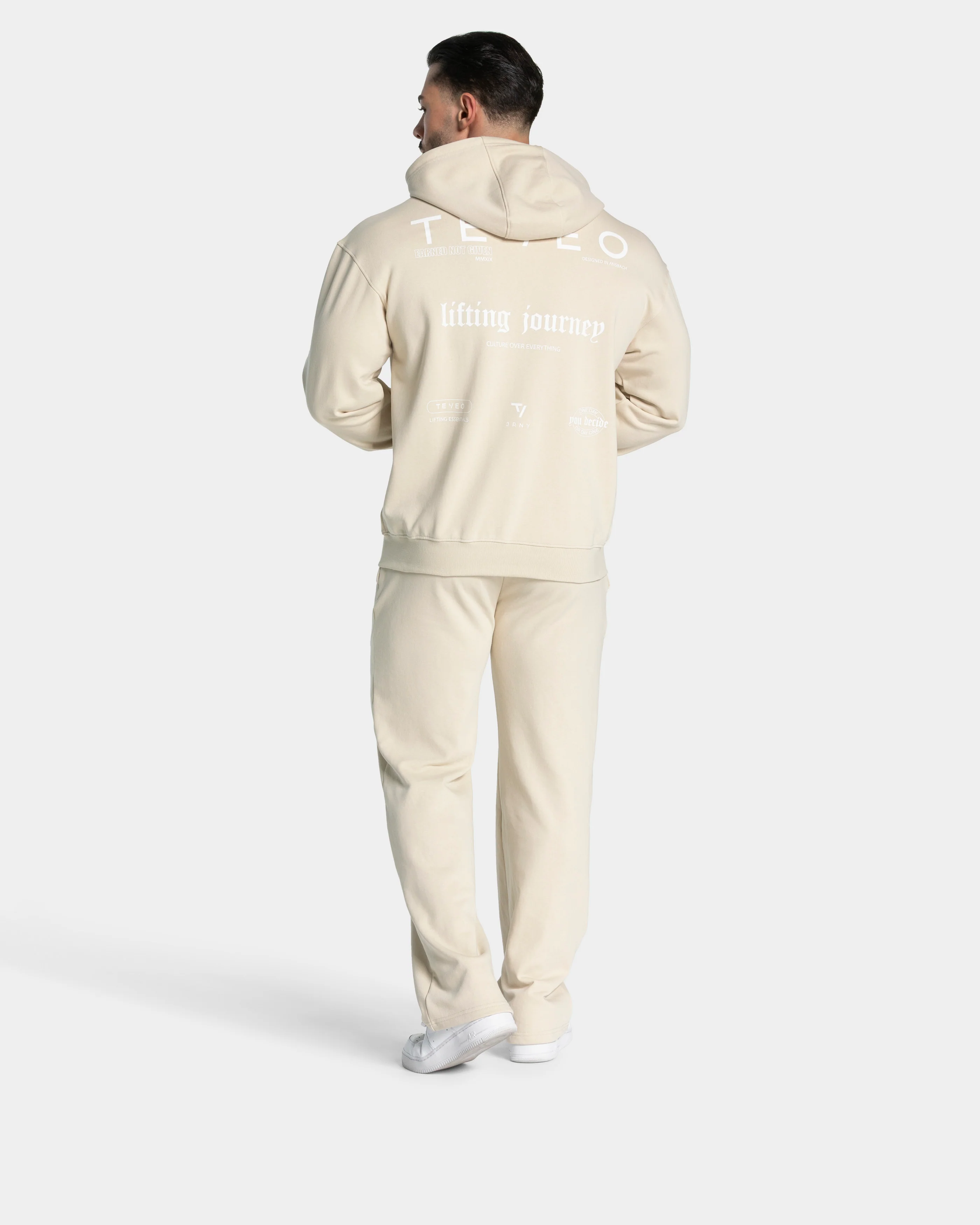 Lifting Journey Straight Leg Jogger "Cream" - Image 5