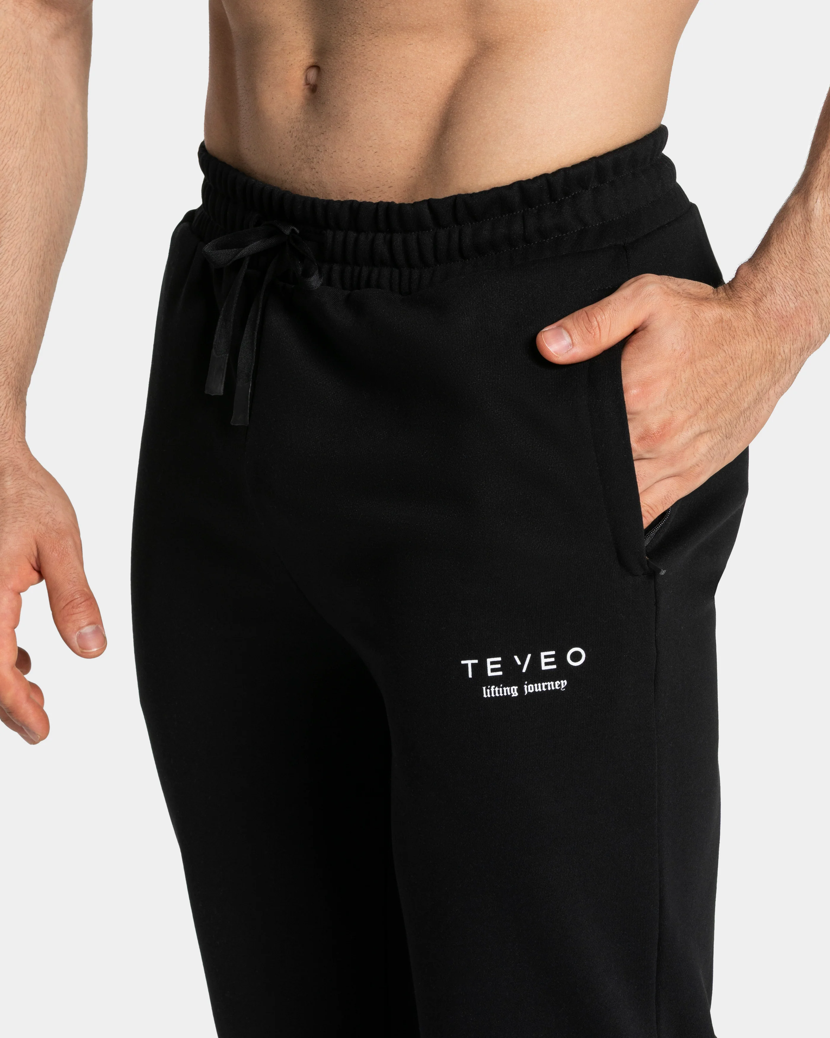 Lifting Journey Straight Leg Jogger "Schwarz" - Image 4
