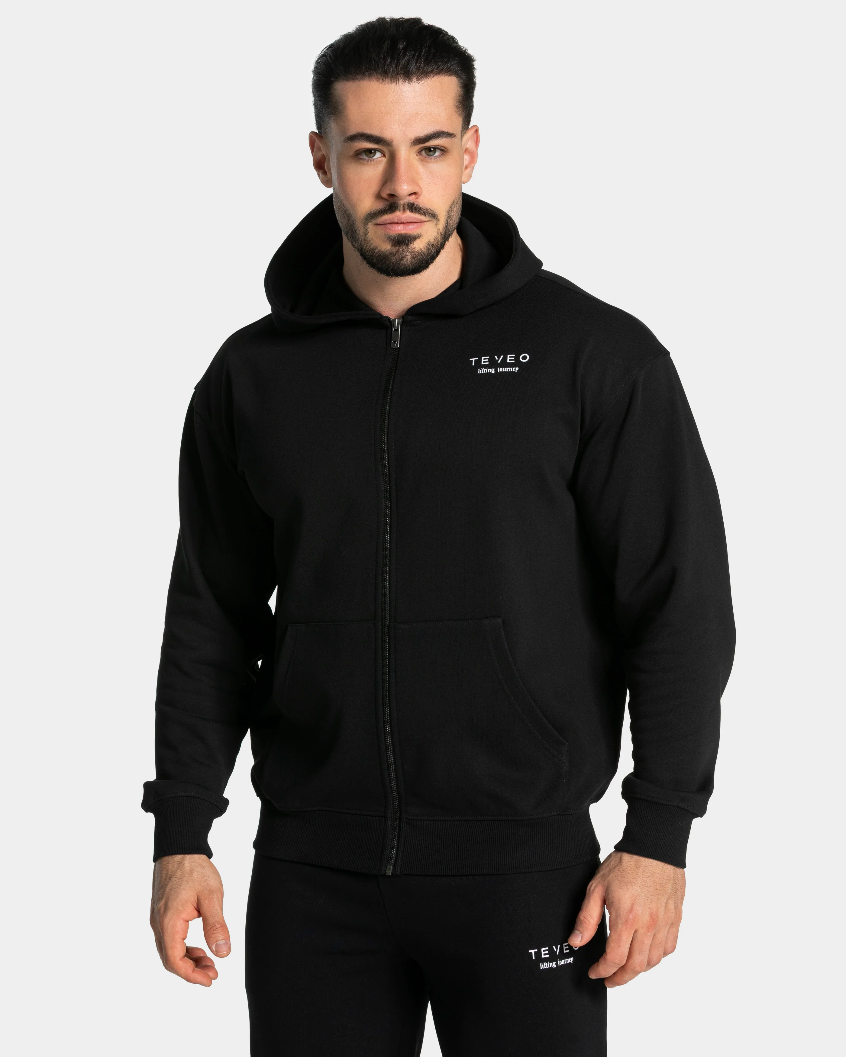 Lifting Journey Zip Hoodie "Schwarz" - Image 2