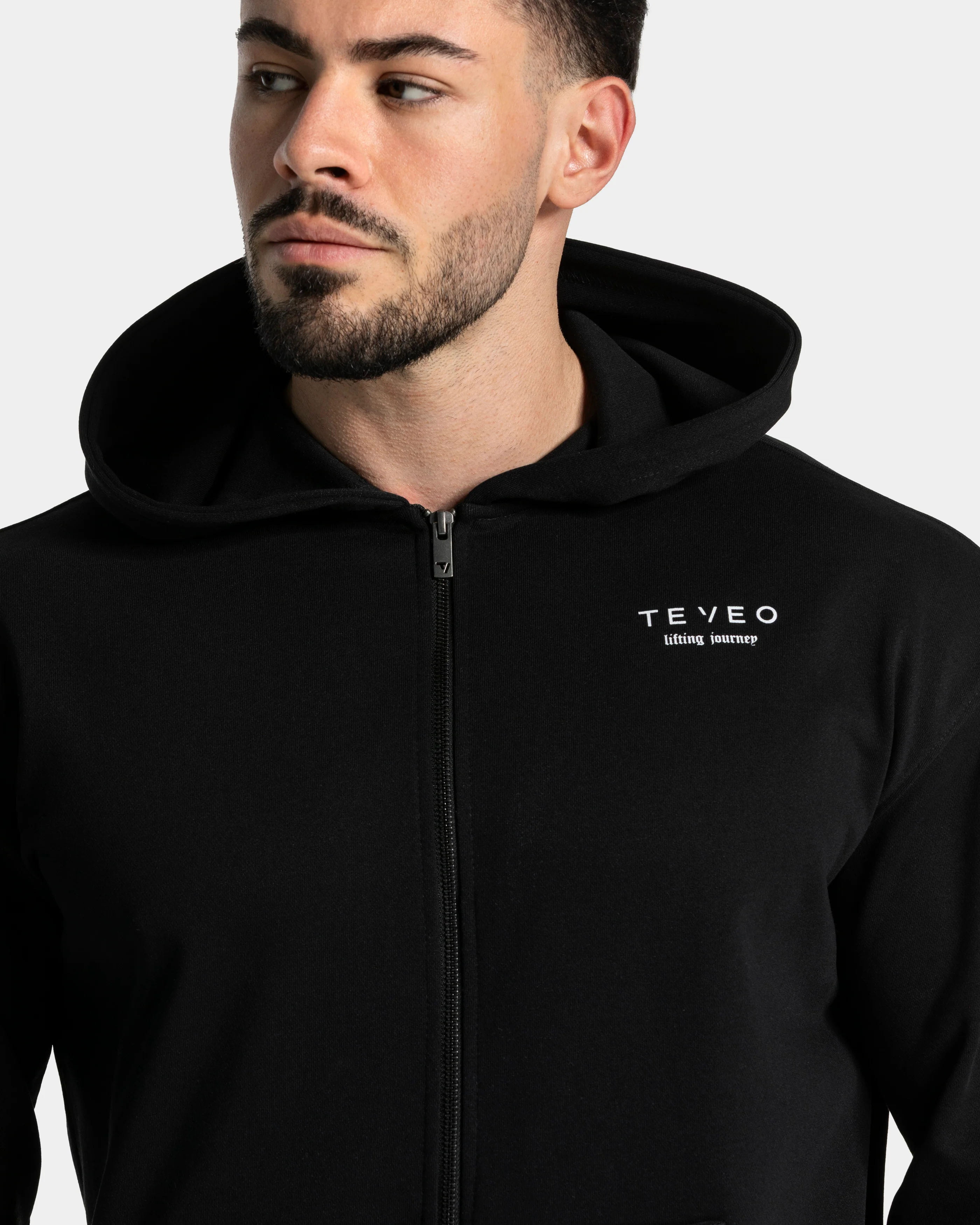 Lifting Journey Zip Hoodie "Schwarz" - Image 4