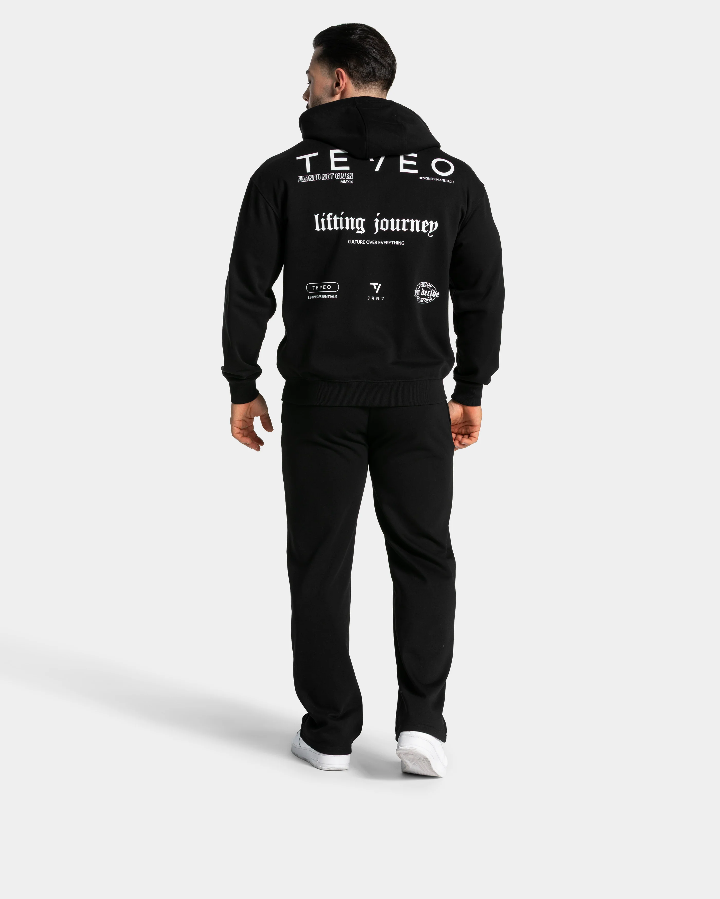 Lifting Journey Zip Hoodie "Schwarz" - Image 5