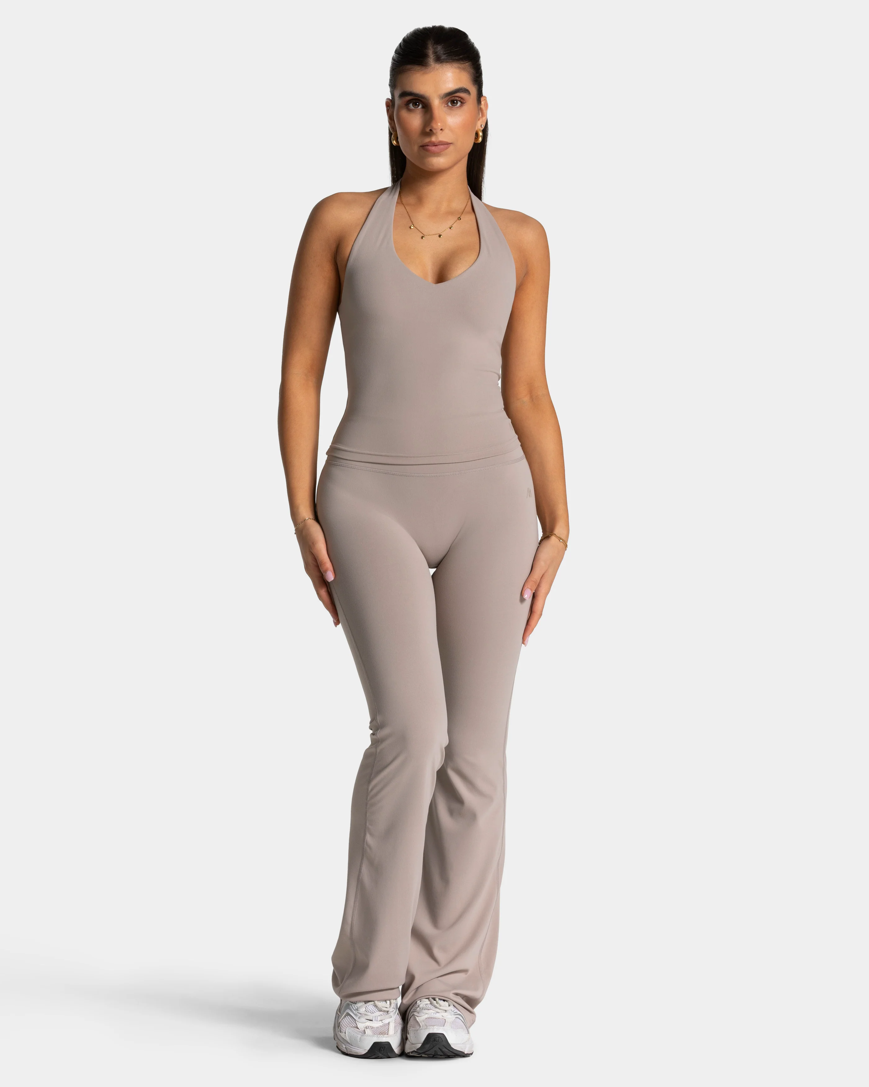 Luxmotion Flared Leggings "Stone" - Image 3