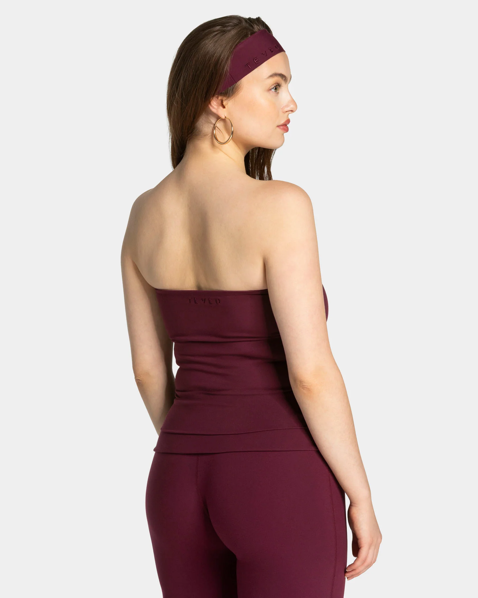 Mellow Bandeau Top Long "Pflaume" - Image 2