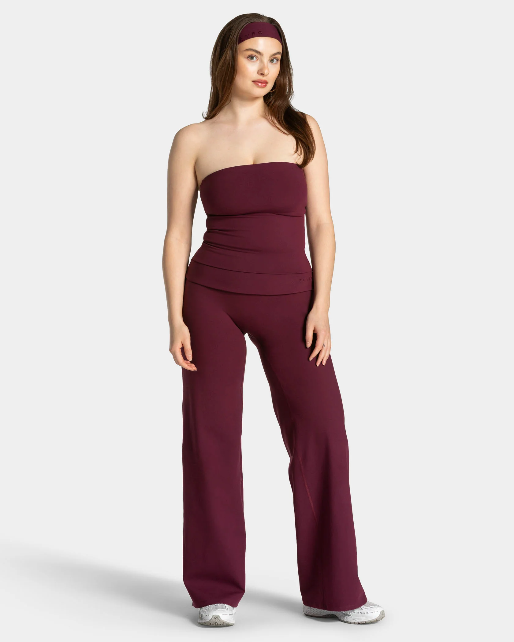 Mellow Bandeau Top Long "Pflaume" - Image 3