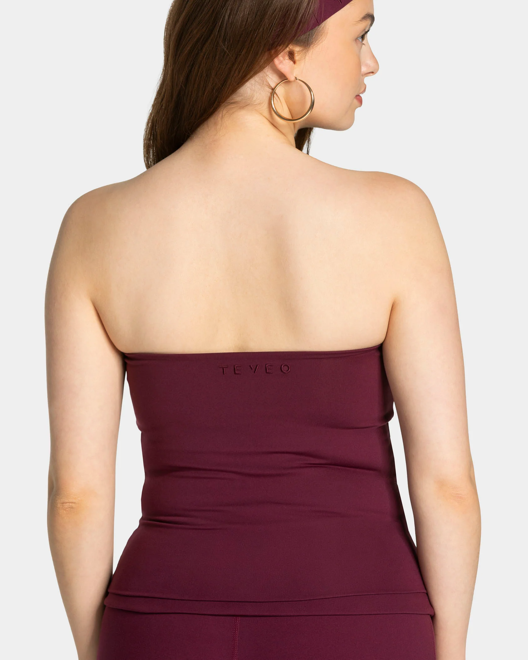 Mellow Bandeau Top Long "Pflaume" - Image 4