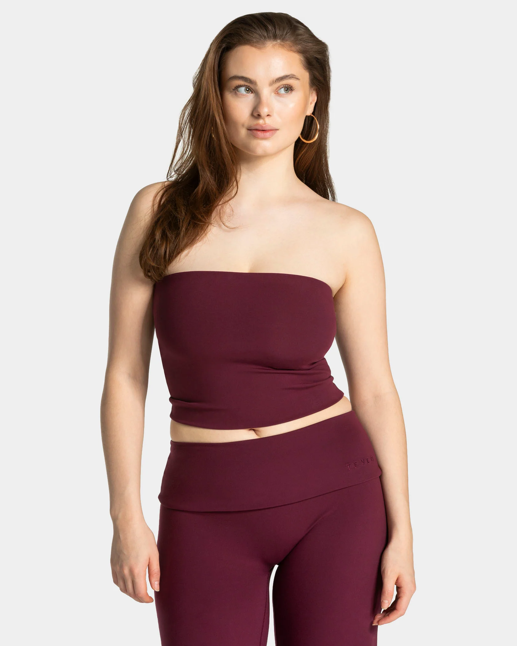 Mellow Bandeau Top Mid "Pflaume"