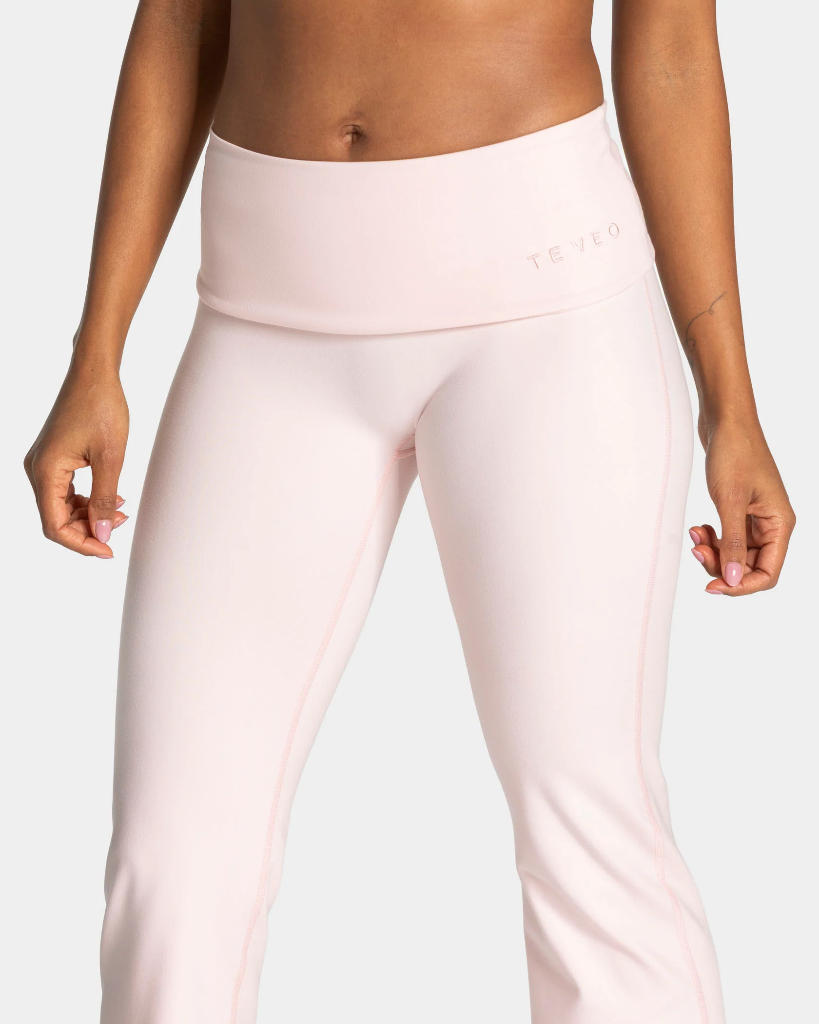 Mellow Fold Over Flared Leggings Regular "Blossom" - Image 4