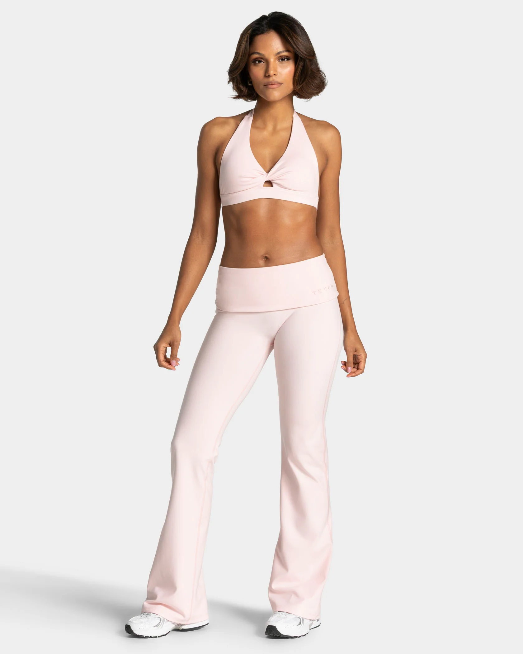 Mellow Fold Over Flared Leggings Regular "Blossom" - Image 5