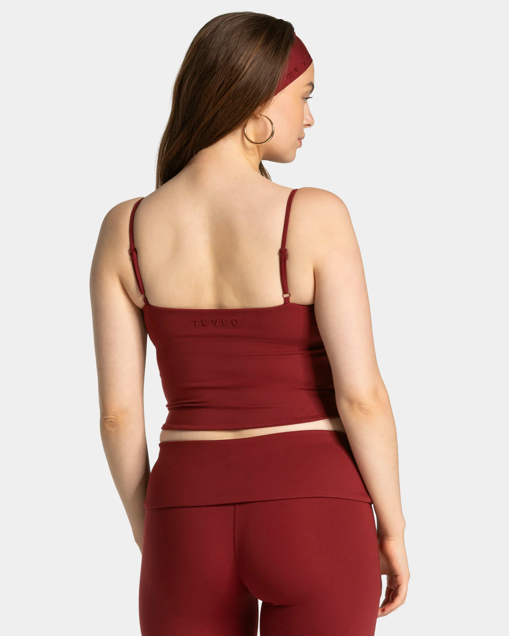 Mellow Gathered Top "Weinrot" - Image 2