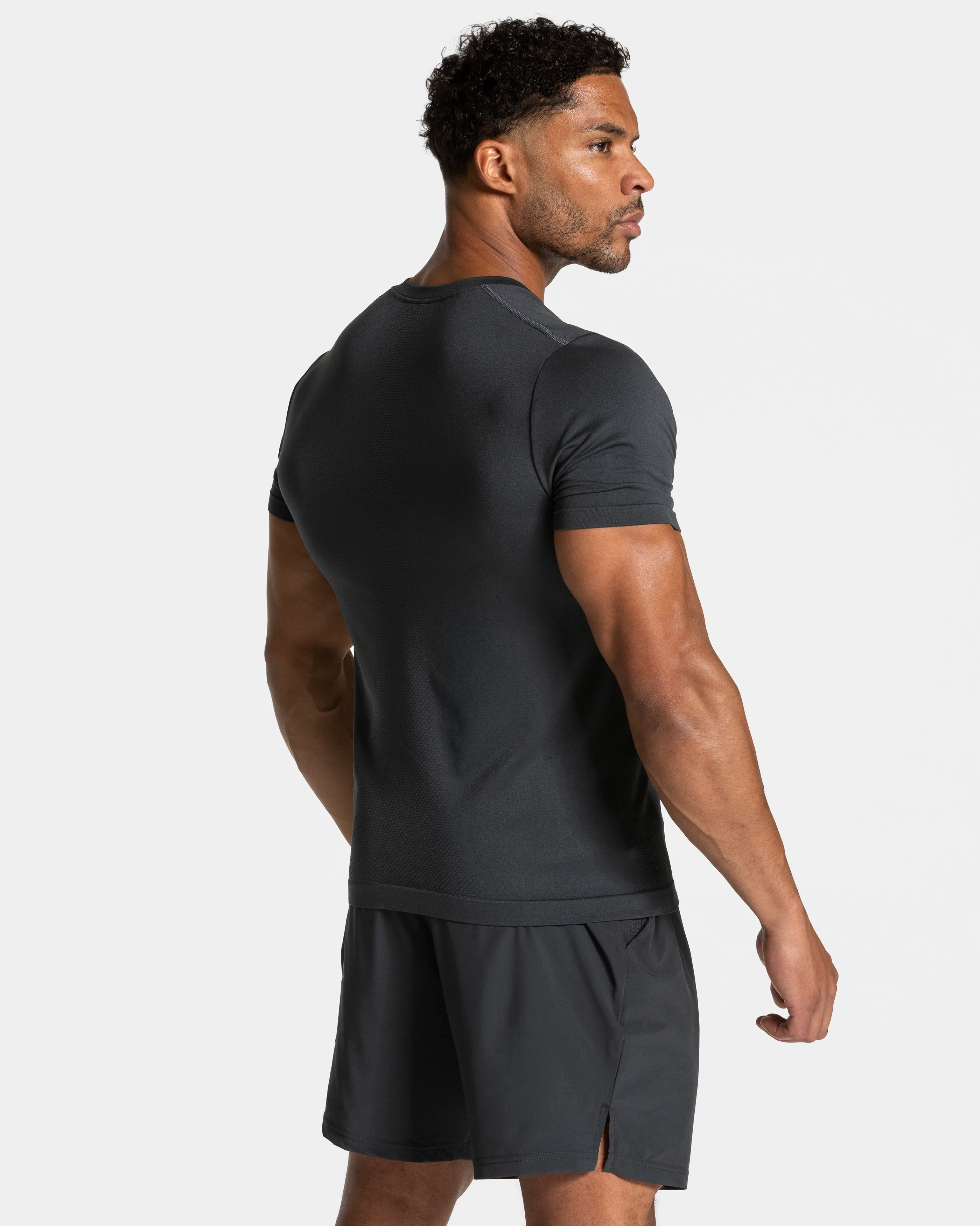 Pace Fitted T-Shirt "Gunmetal" - Image 2