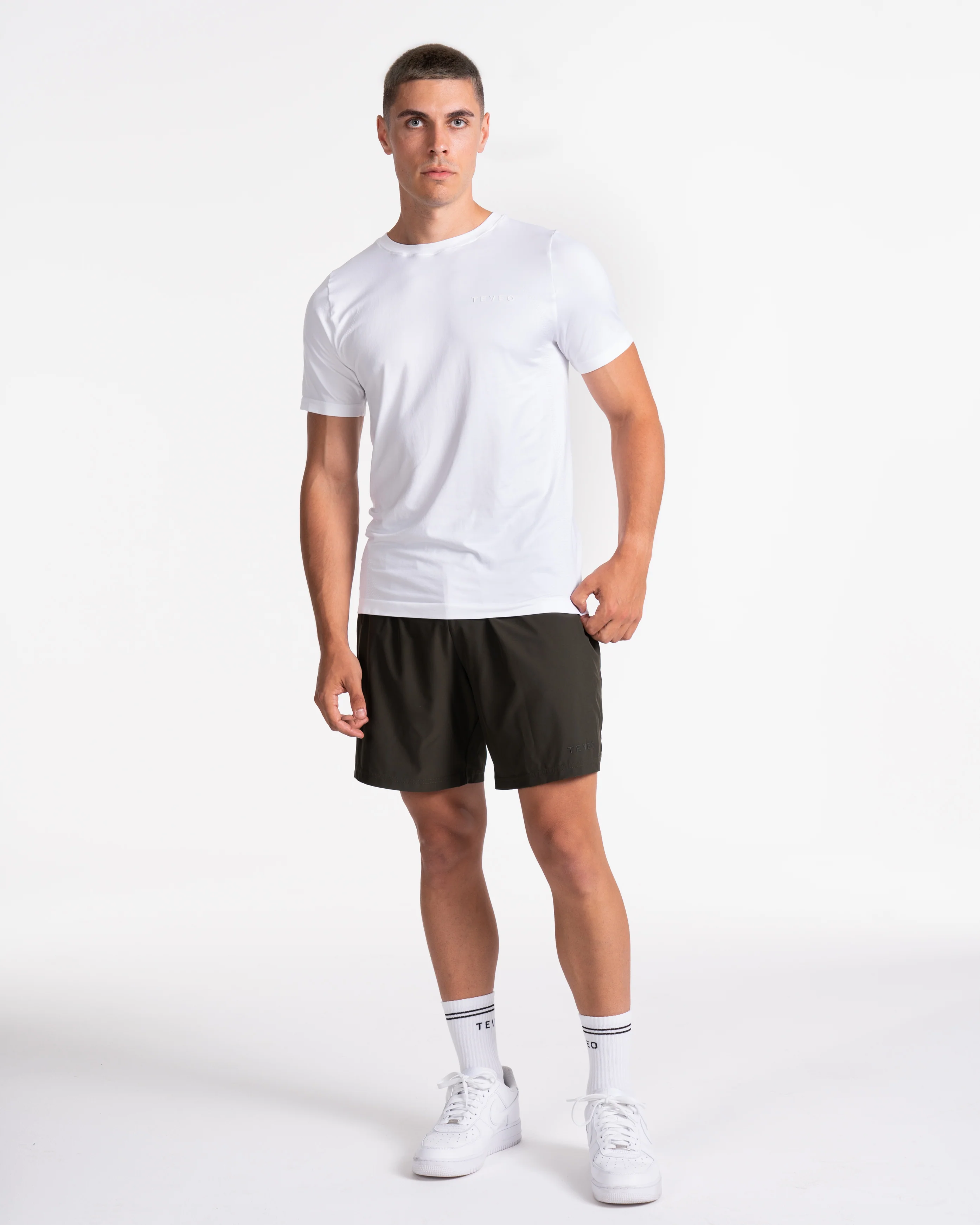 Pace Fitted T-Shirt "Weiß" - Image 3