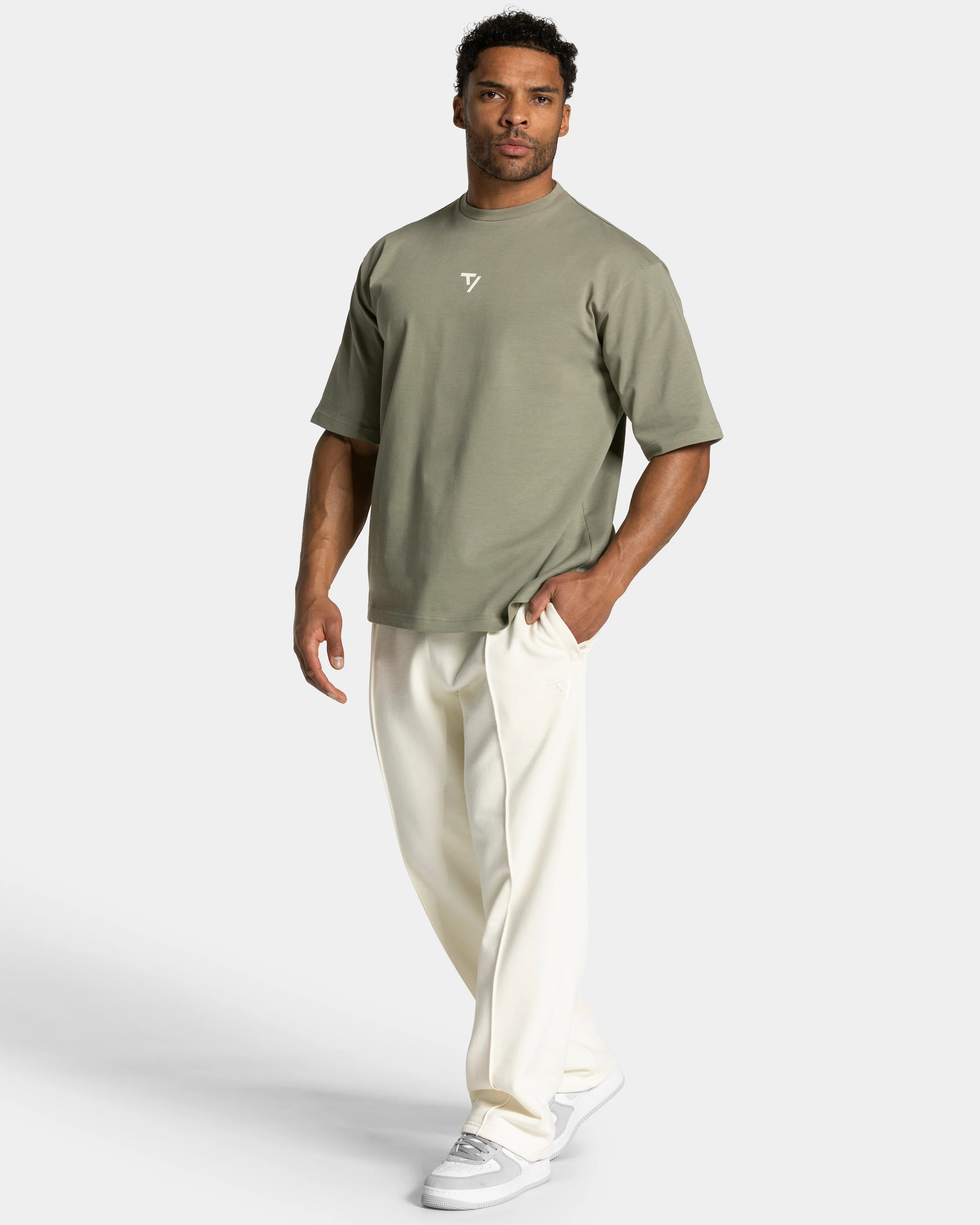 Pace Oversized T-Shirt "Khaki" - Image 3