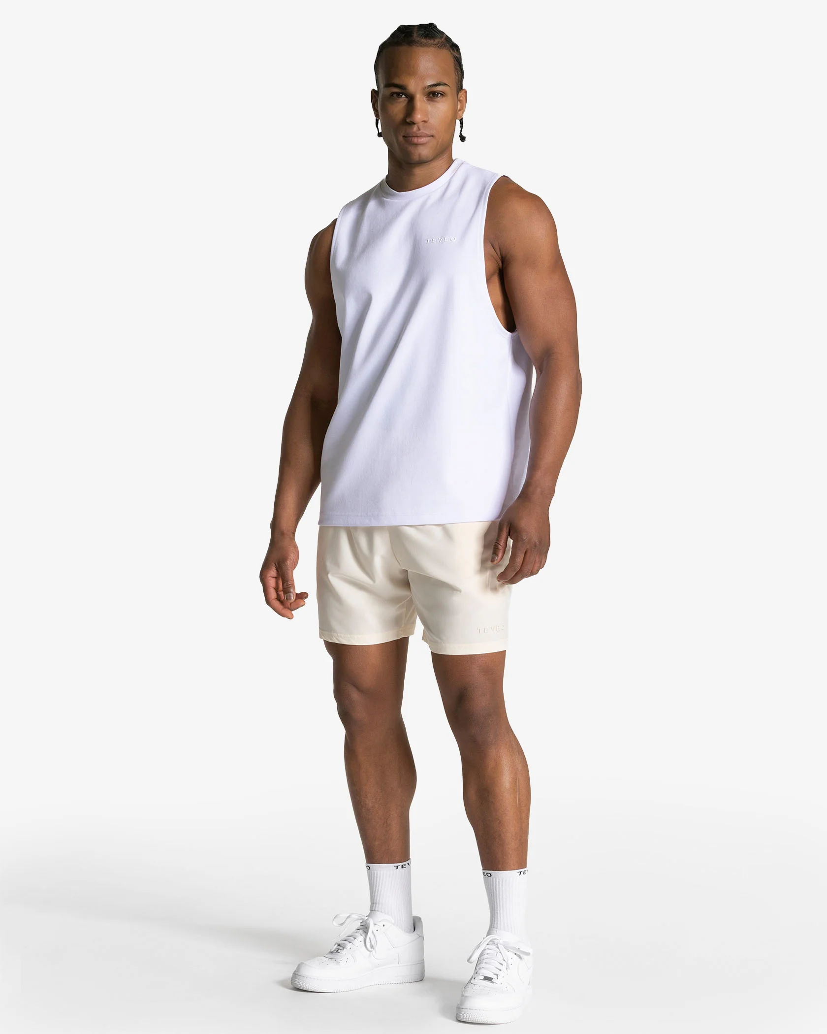 Pace Shorts 5 Inch "Off White" - Image 3