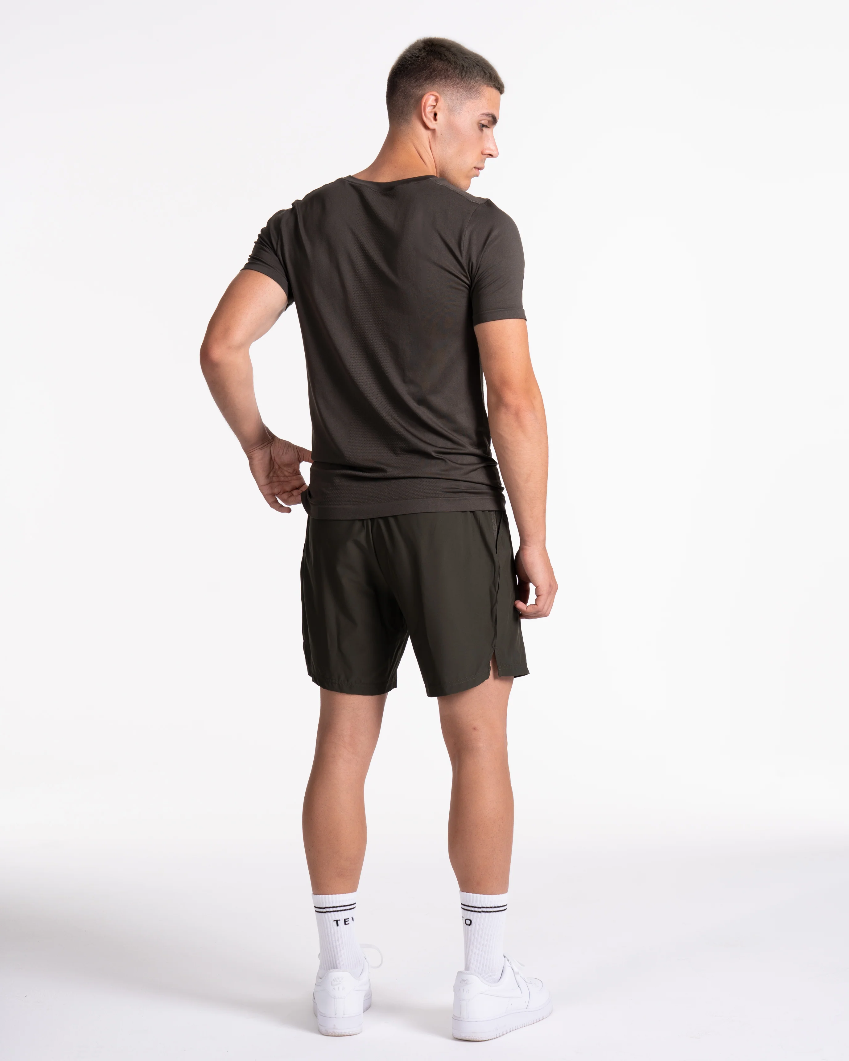 Pace Fitted T-Shirt "Khaki" - Image 5