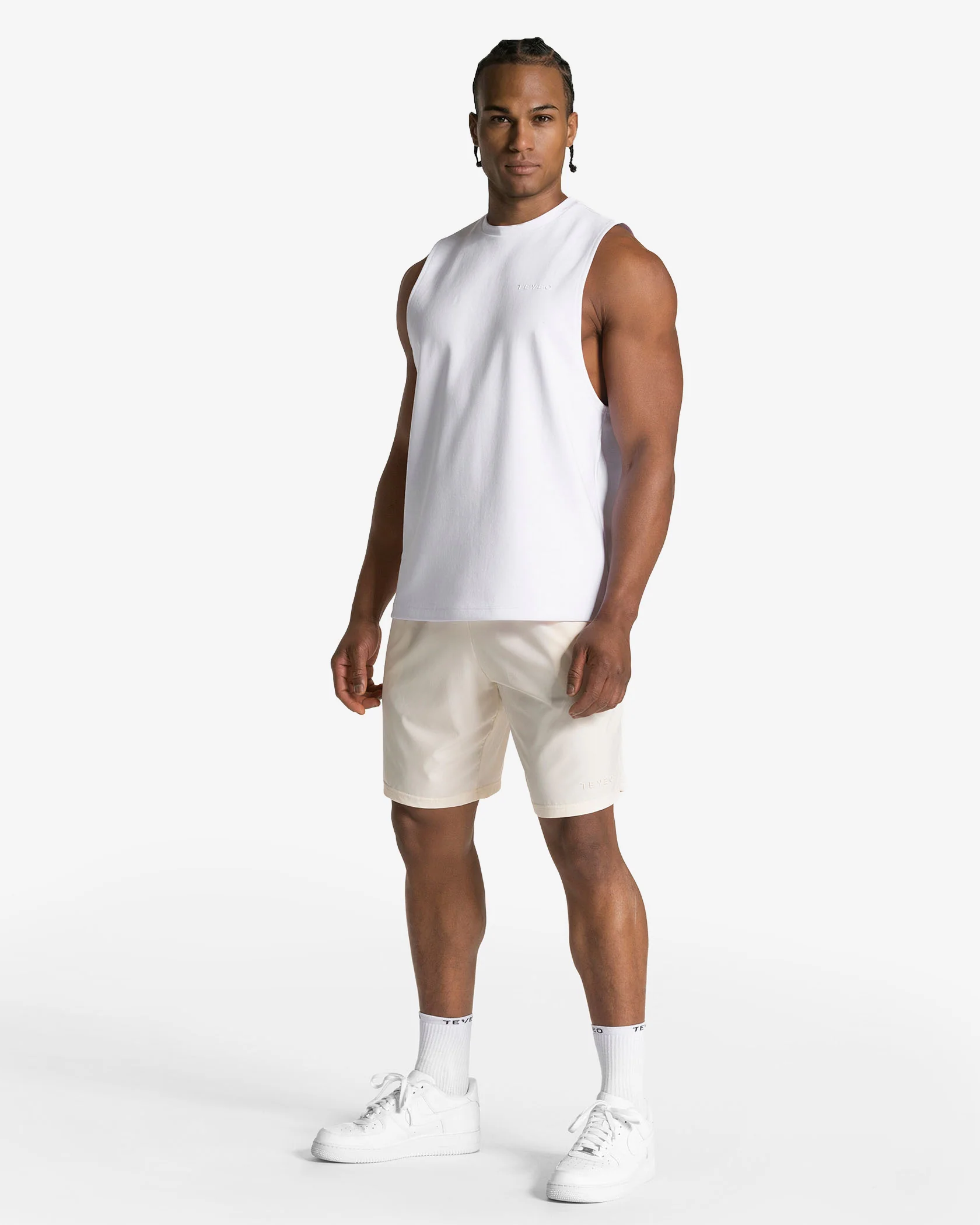 Pace Shorts 9 Inch "Off White" - Image 3