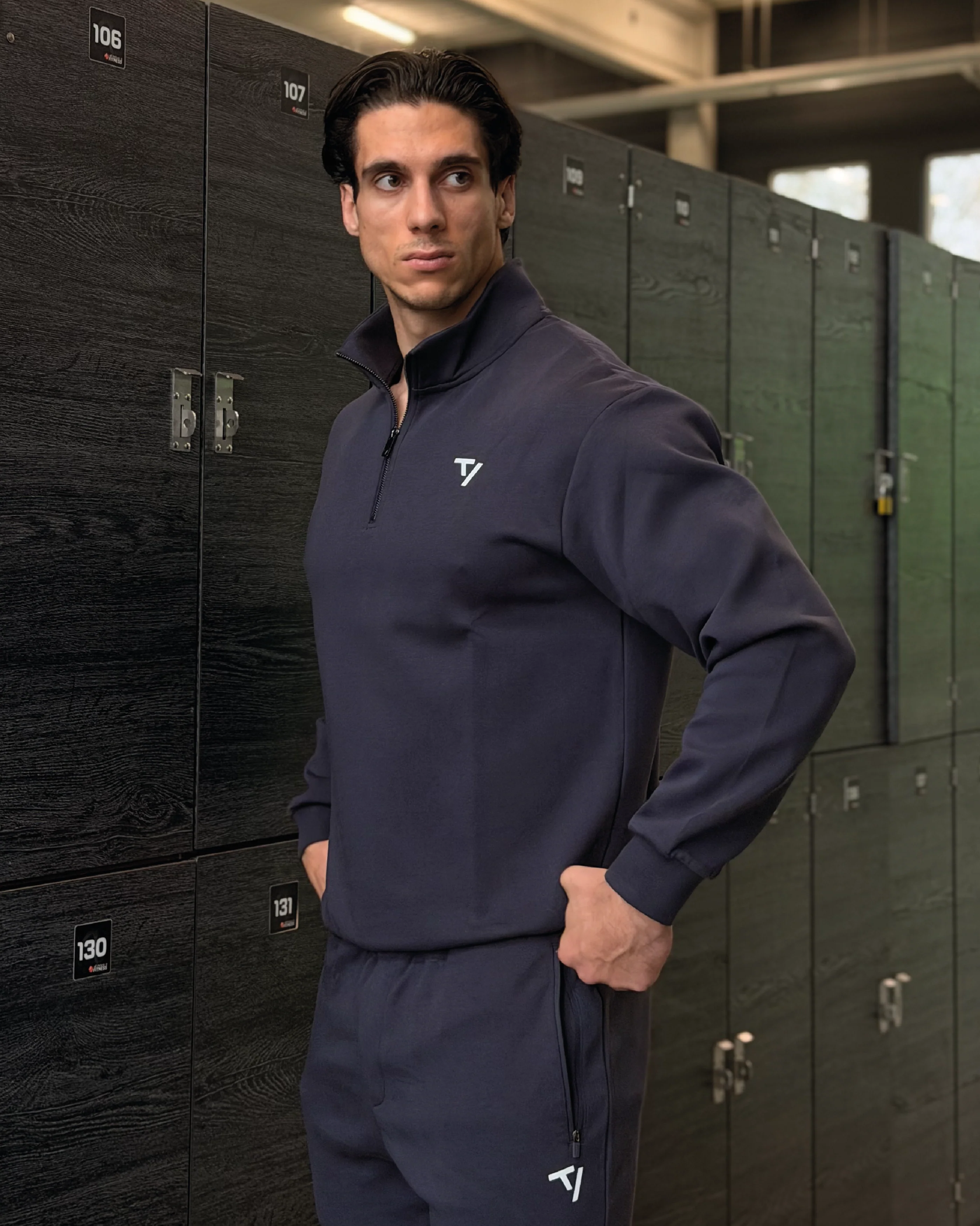 Prime Half Zip Sweater "Midnight" - Image 2