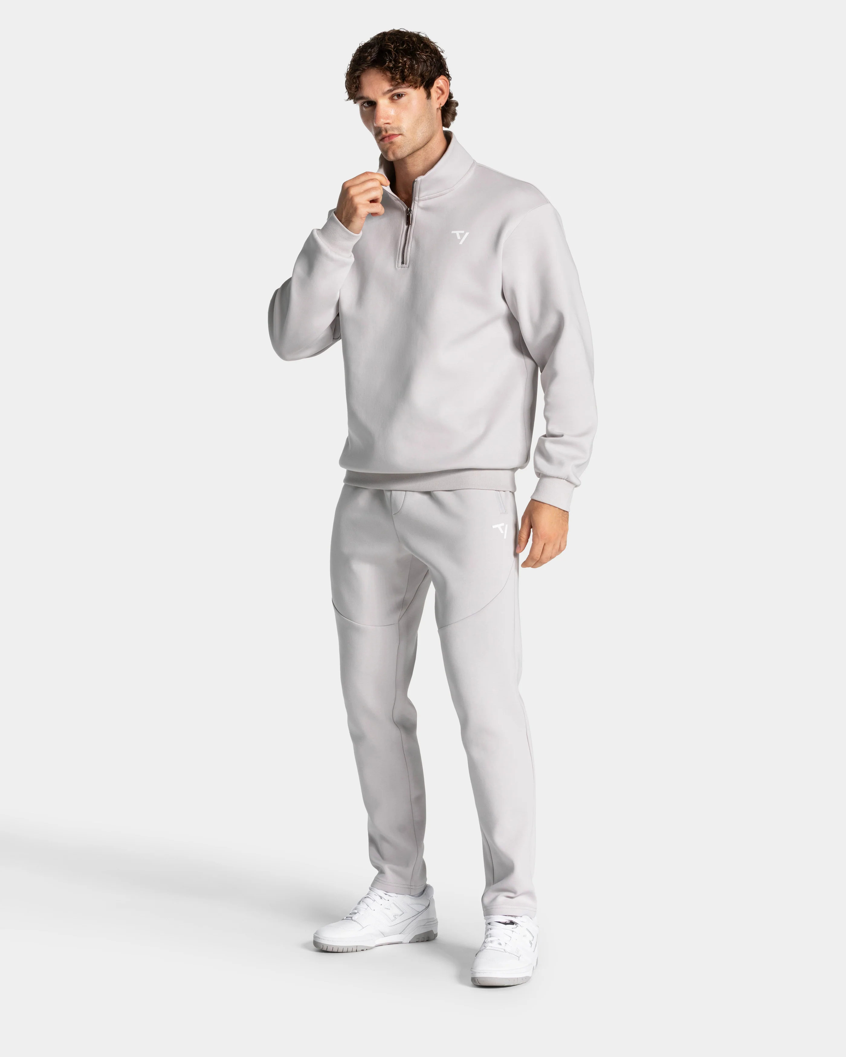 Prime Half Zip Sweater "Silver" - Image 3