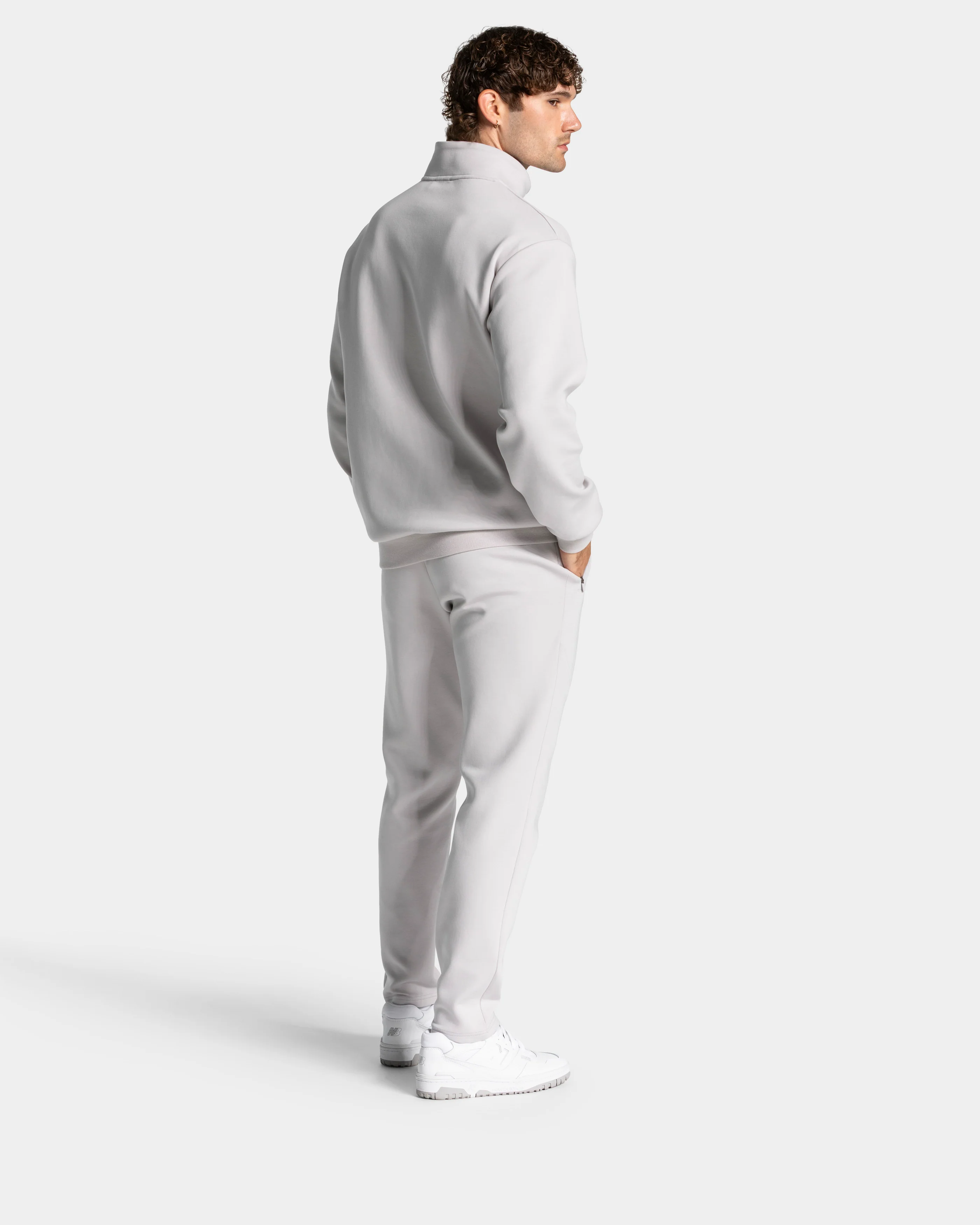 Prime Half Zip Sweater "Silver" - Image 5