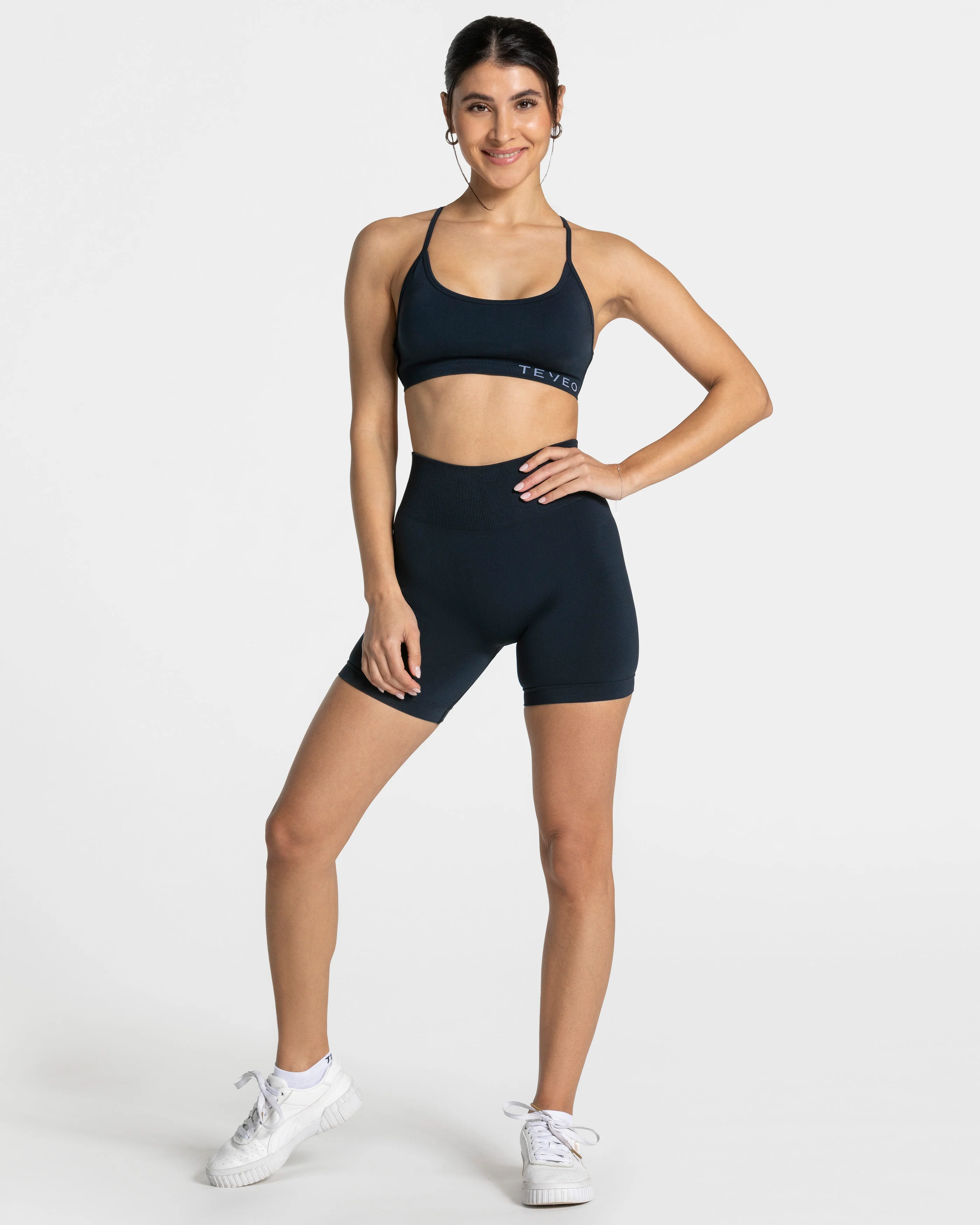 Pure Covert Scrunch Shorts  "Midnight" - Image 5