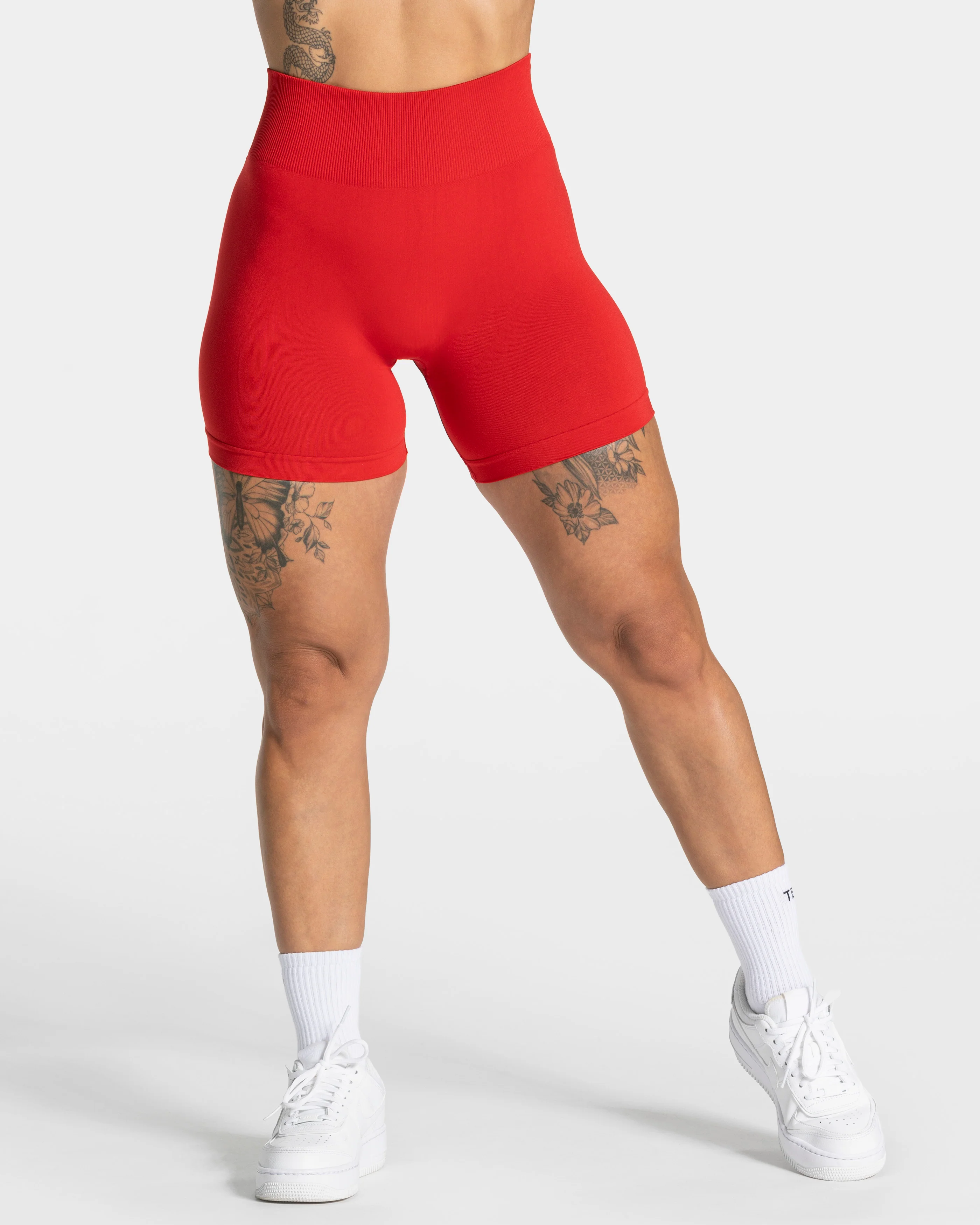 Pure Covert Scrunch Shorts "Rot" - Image 2