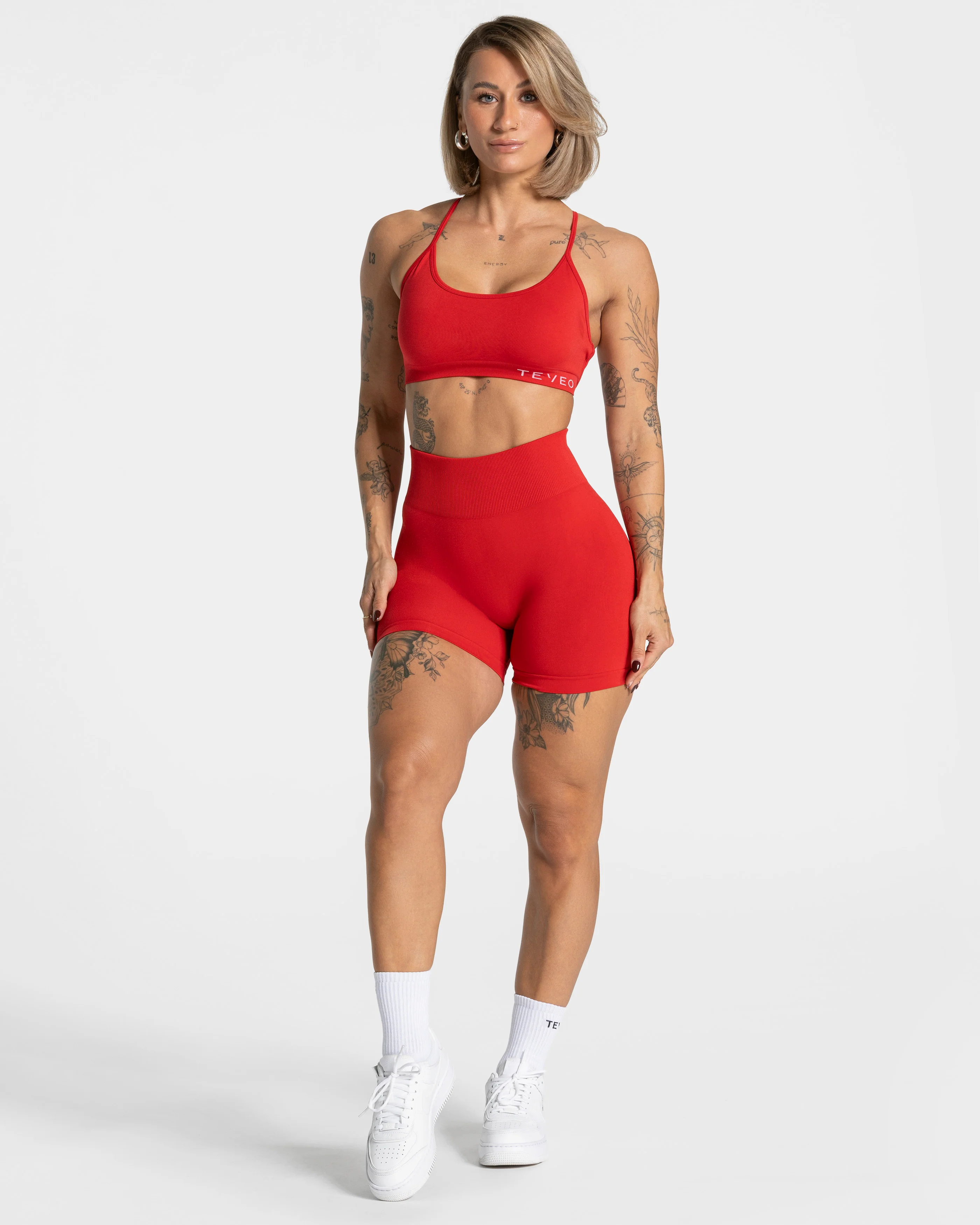 Pure Covert Scrunch Shorts "Rot" - Image 5