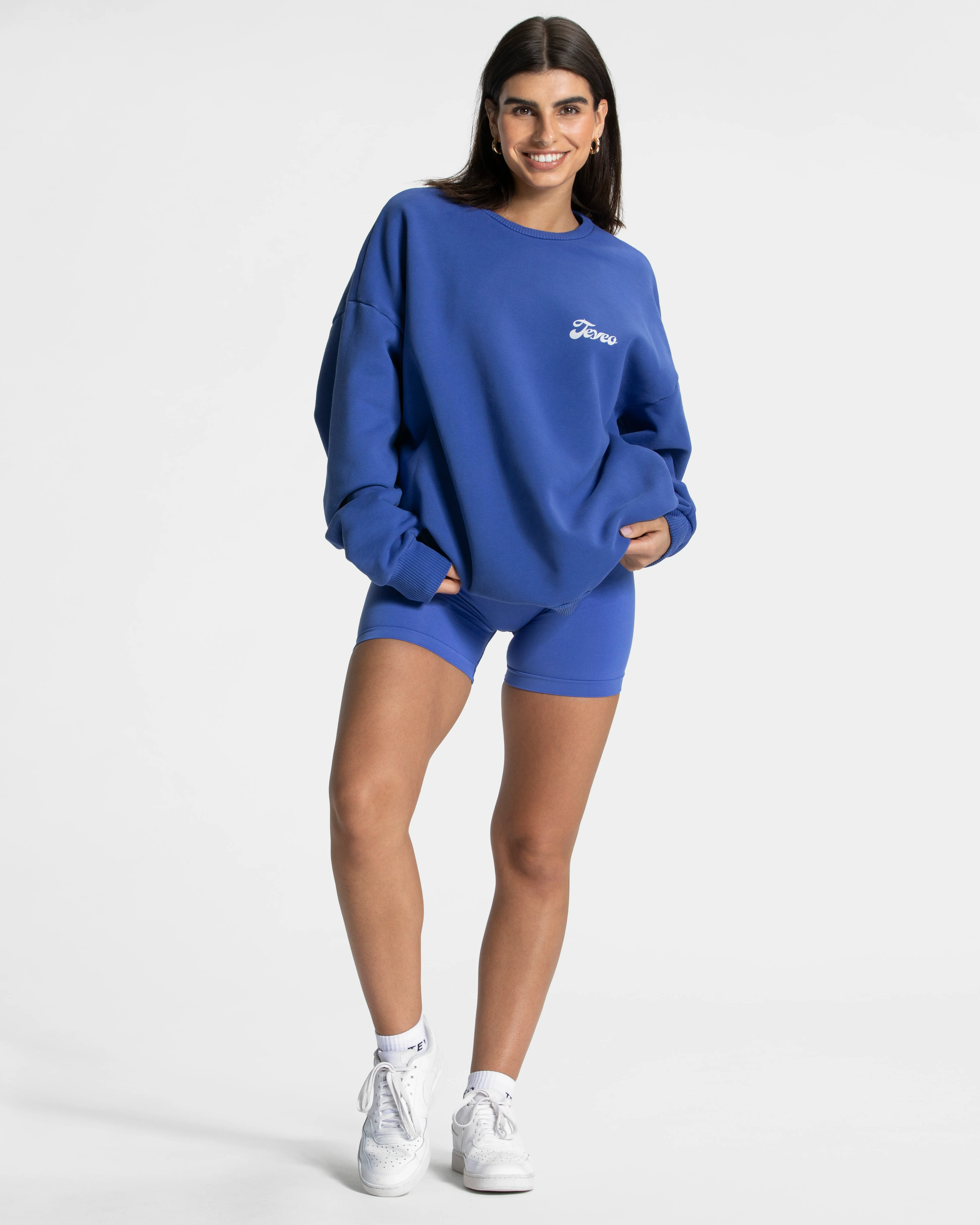 Pure Oversized Sweater "Royalblau" - Image 3