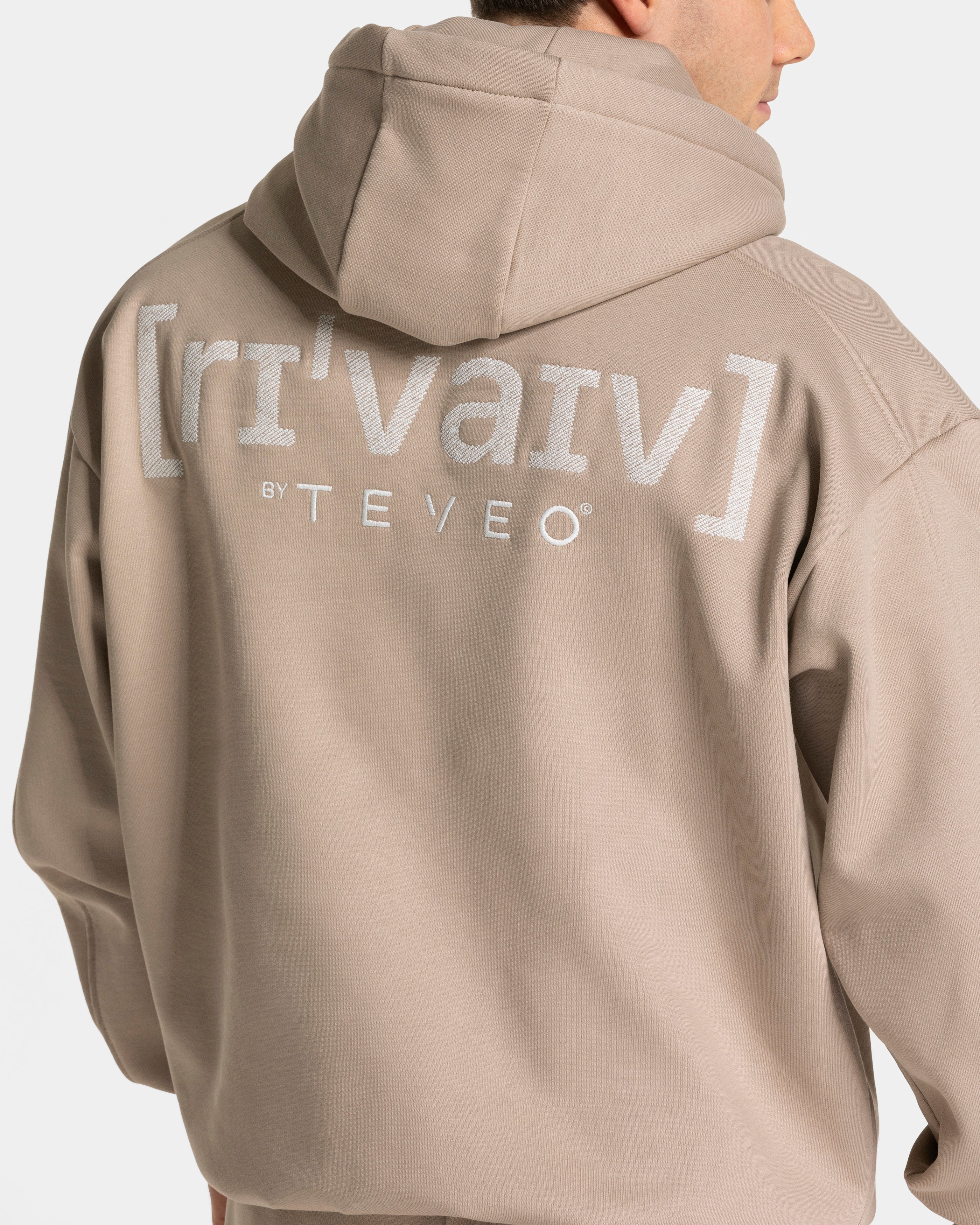 RI’VAIV Oversized Hoodie "Taupe" - Image 4