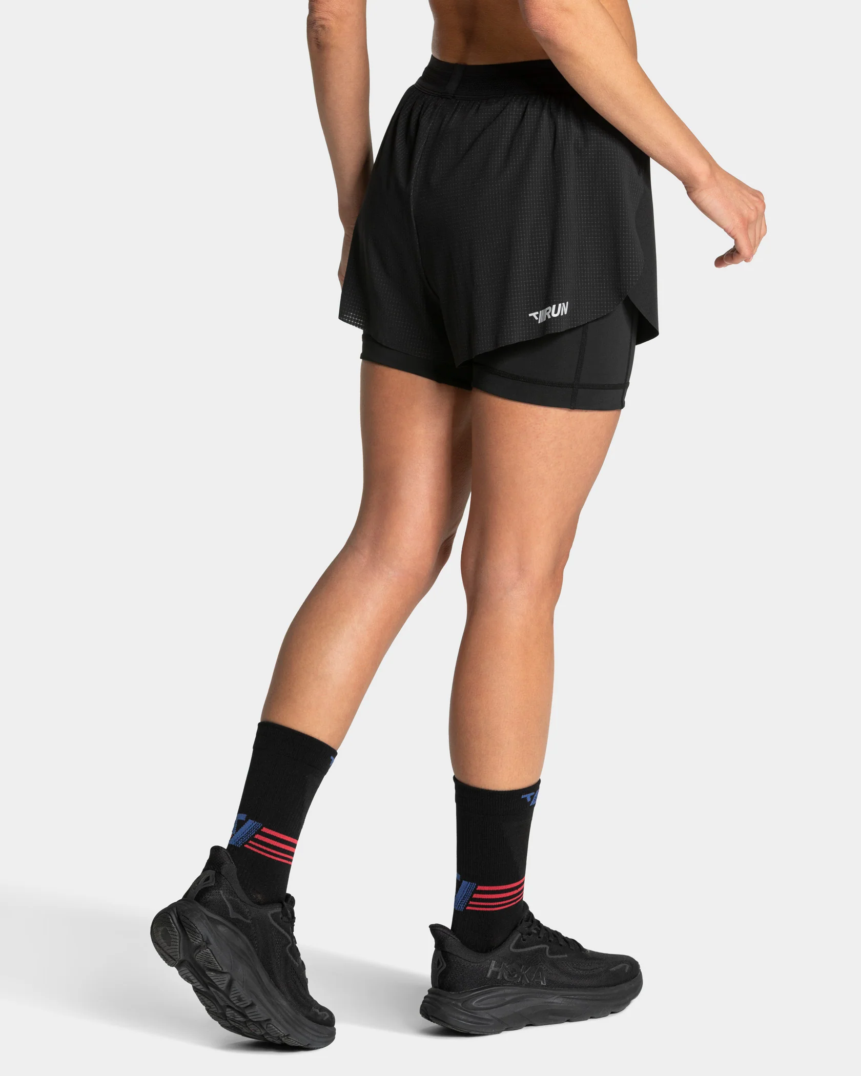 RUN 2in1 Shorts 5 Inch "Schwarz" - Image 2
