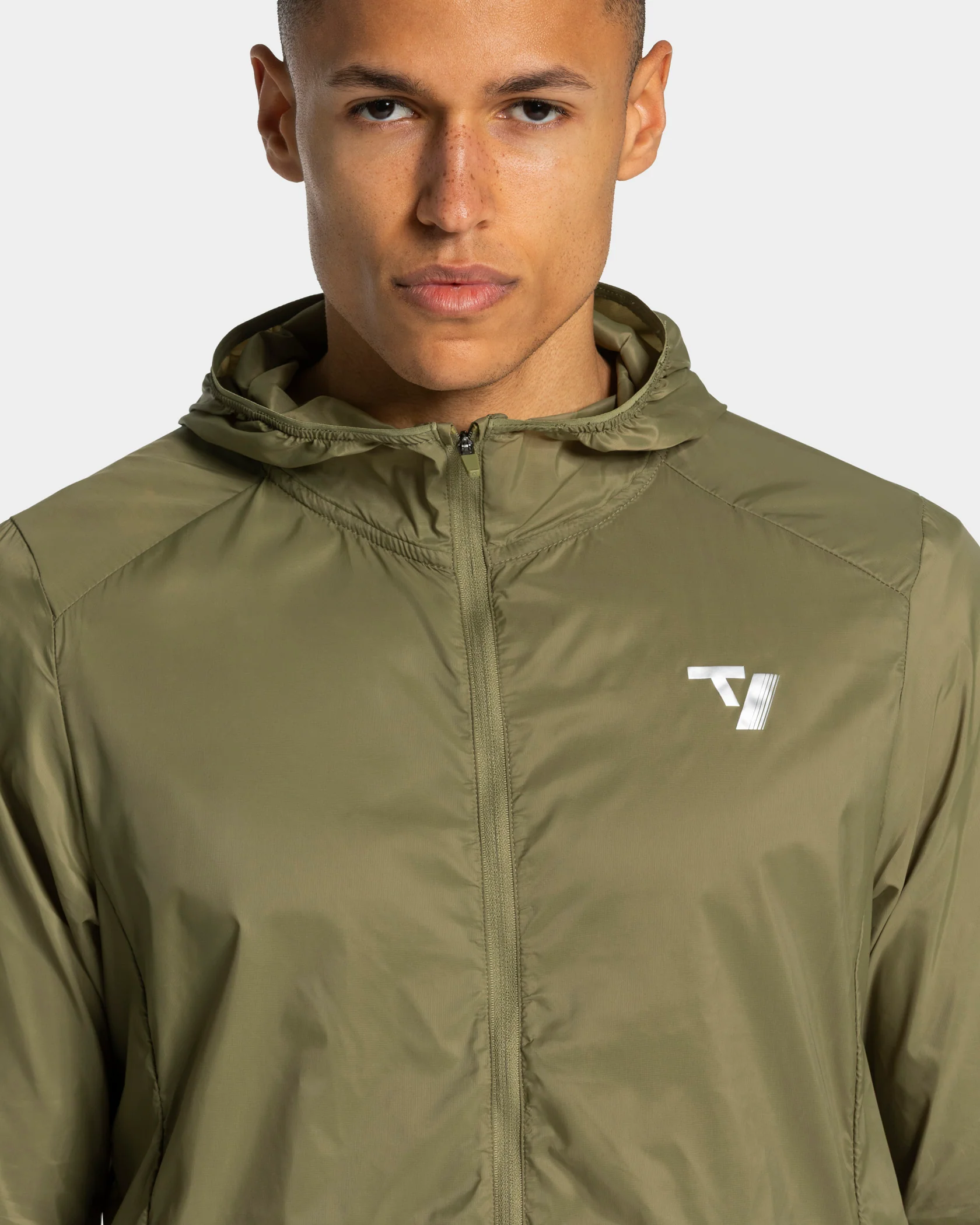 RUN Lightweight Zip Jacke "Olive" - Image 4