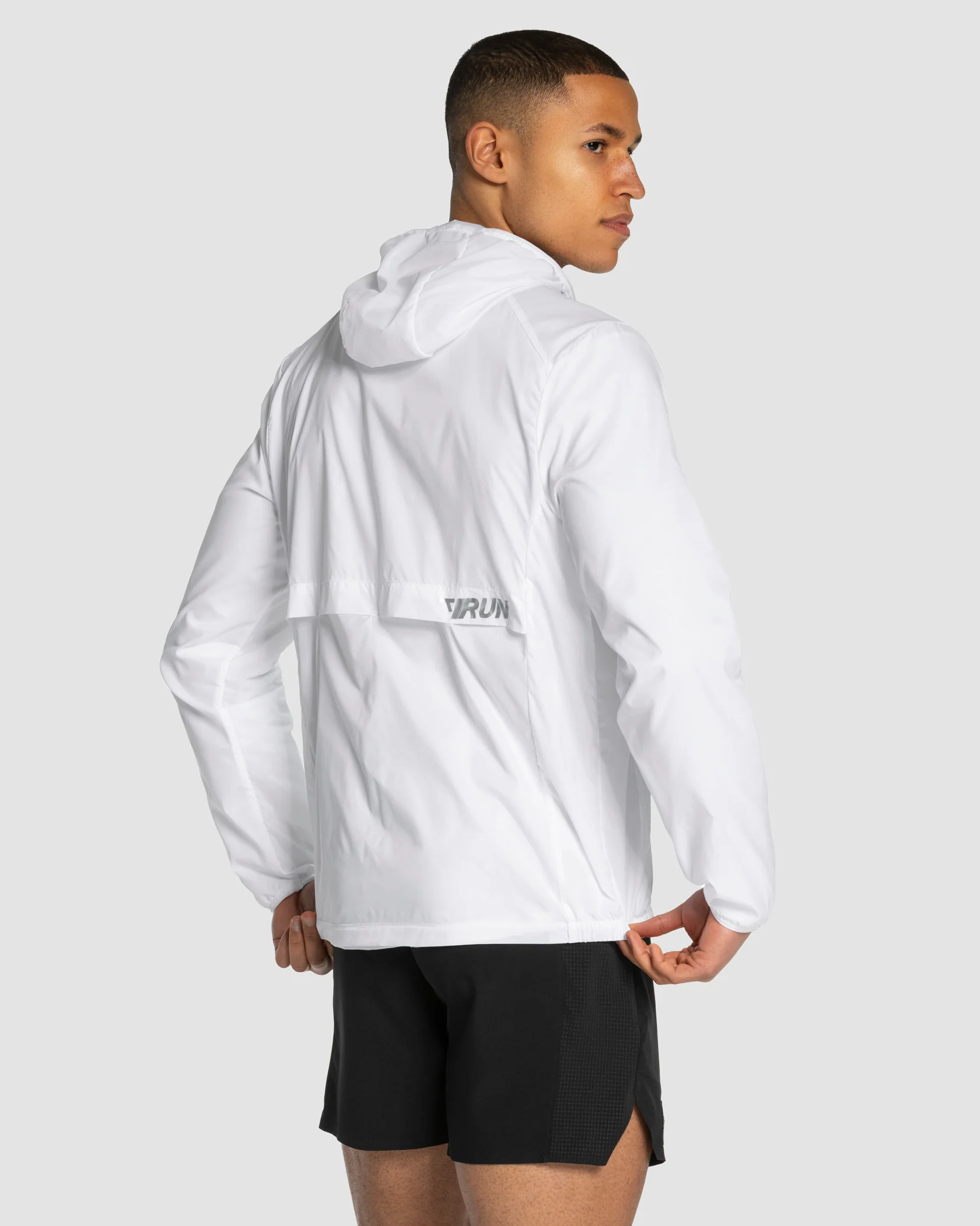 RUN Lightweight Zip Jacke "Weiß" - Image 2