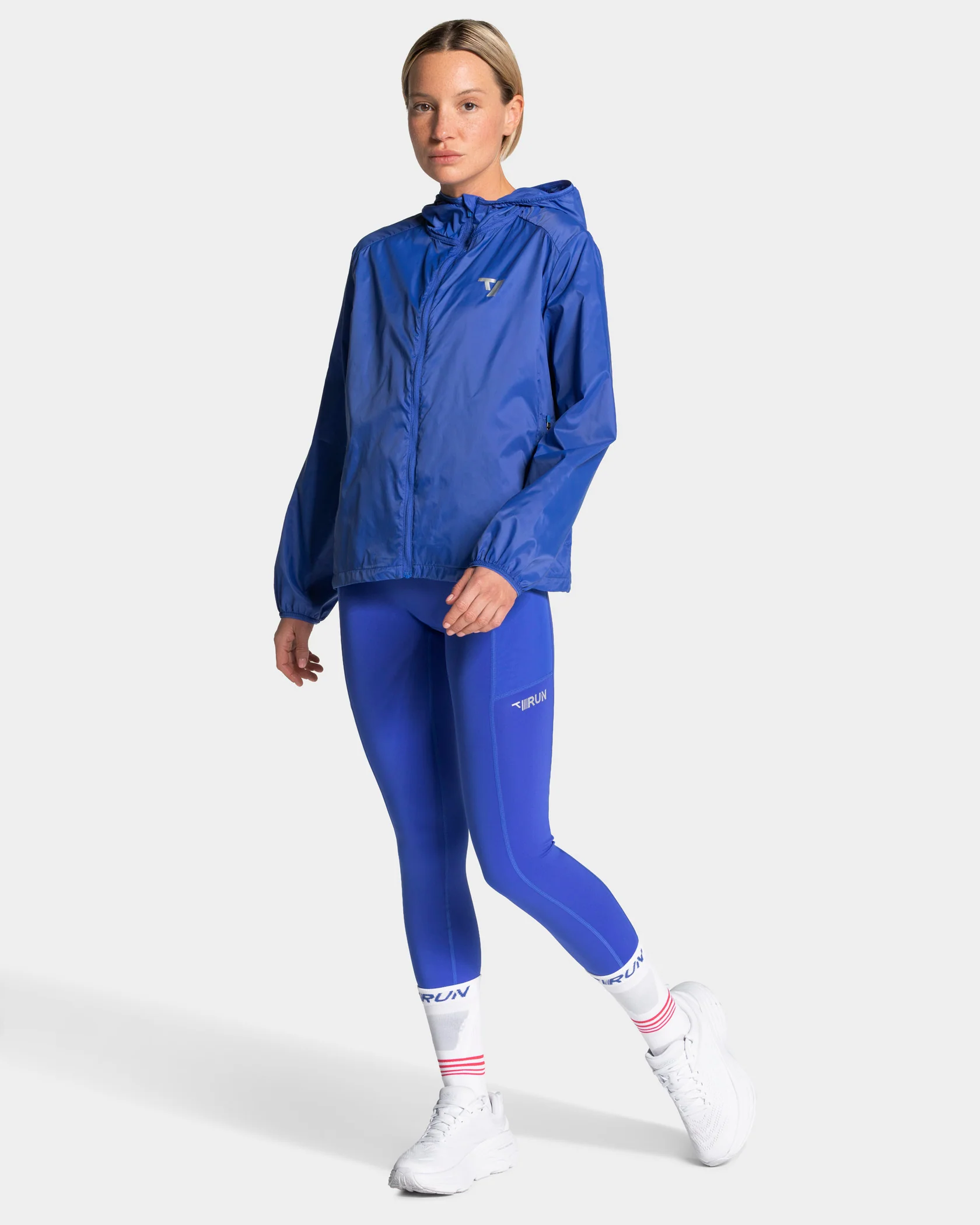 RUN Lightweight Zip Jacke "Royalblau" - Image 3