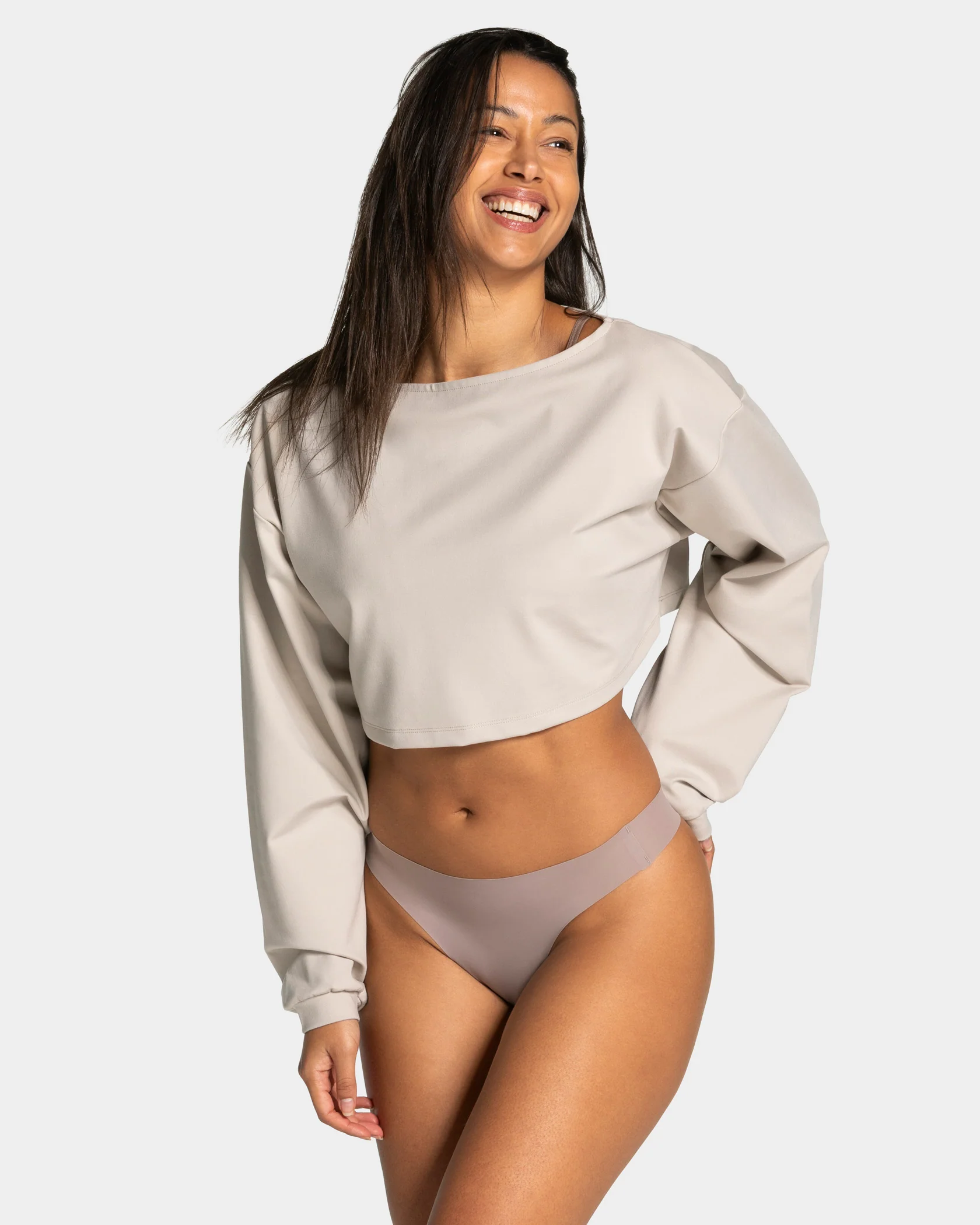 Seamless Ultralight Tanga (2er-Pack) "Taupe" - Image 3