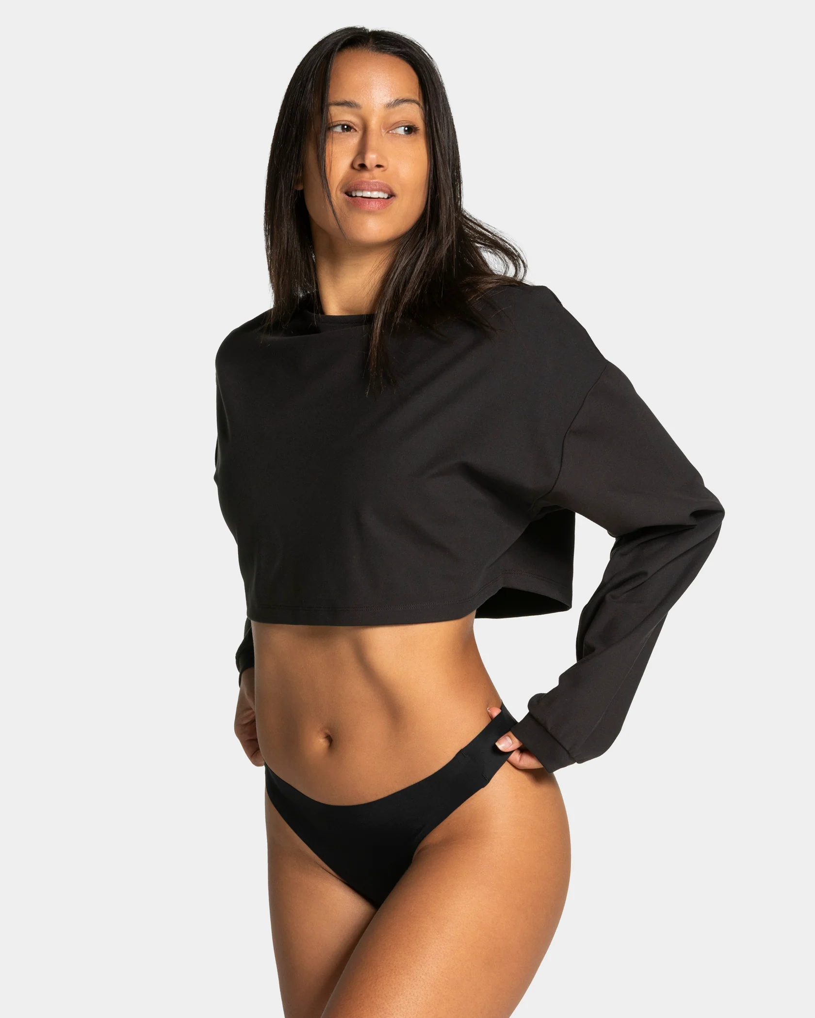 Seamless Ultralight Tanga (5er-Pack) "Schwarz" - Image 3
