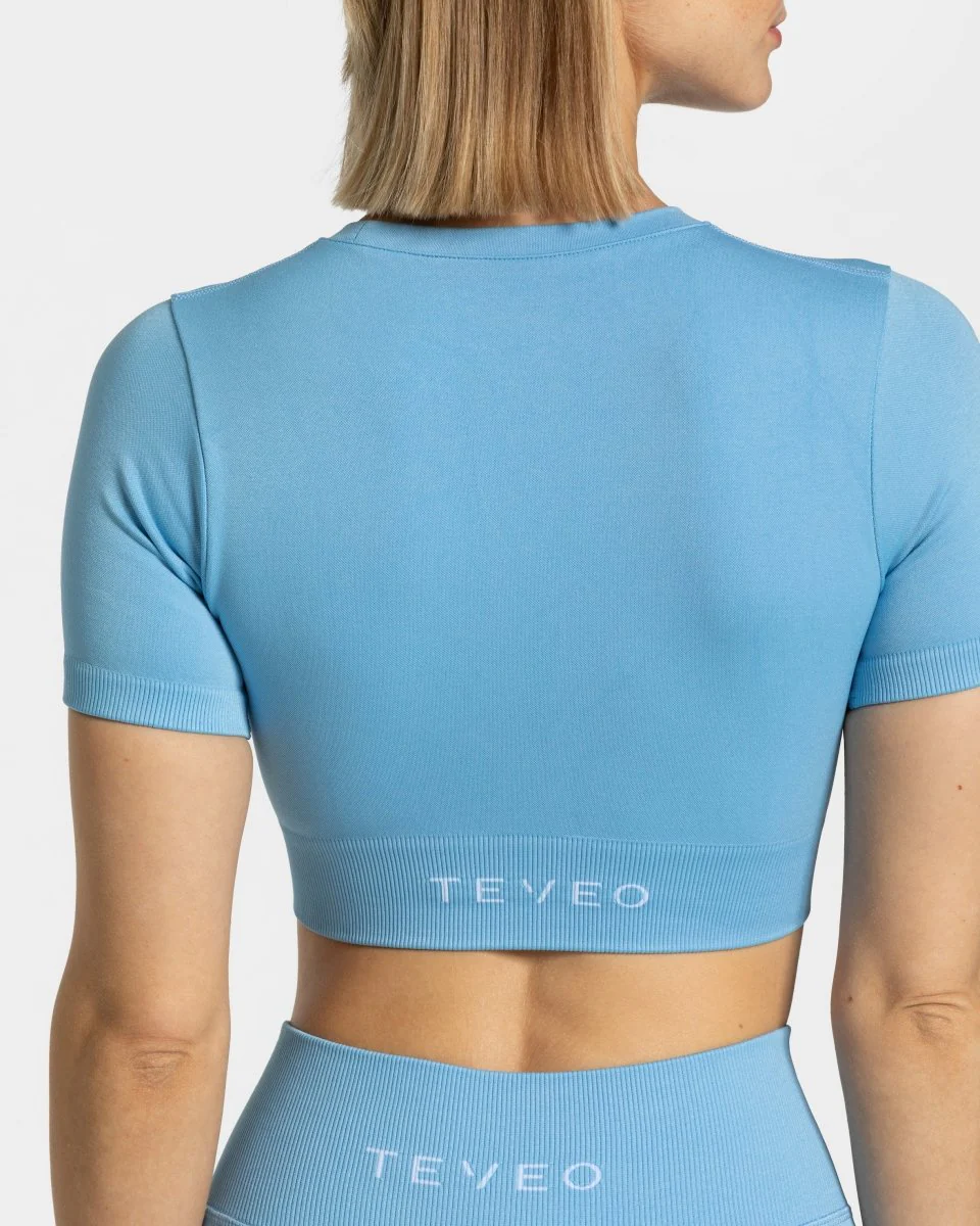 Sensation Crop Top "Babyblau" - Image 4