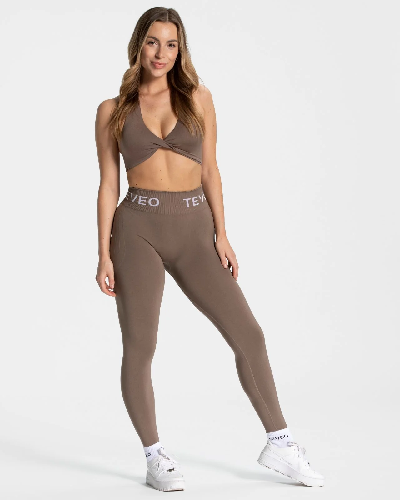 Signature Covert Scrunch Leggings "Mokka" - Image 3