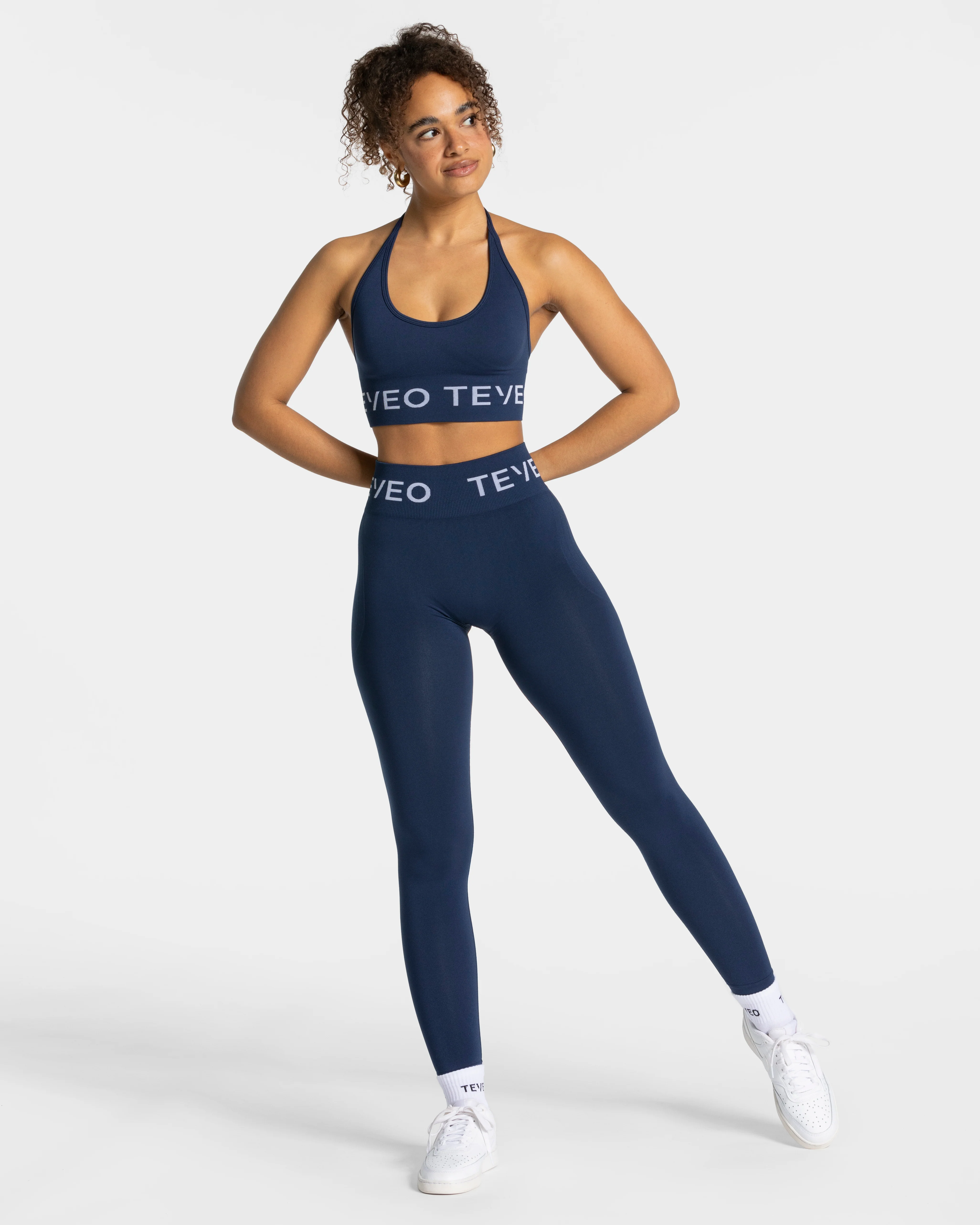 Signature Covert Scrunch Leggings "Dunkelblau" - Image 4