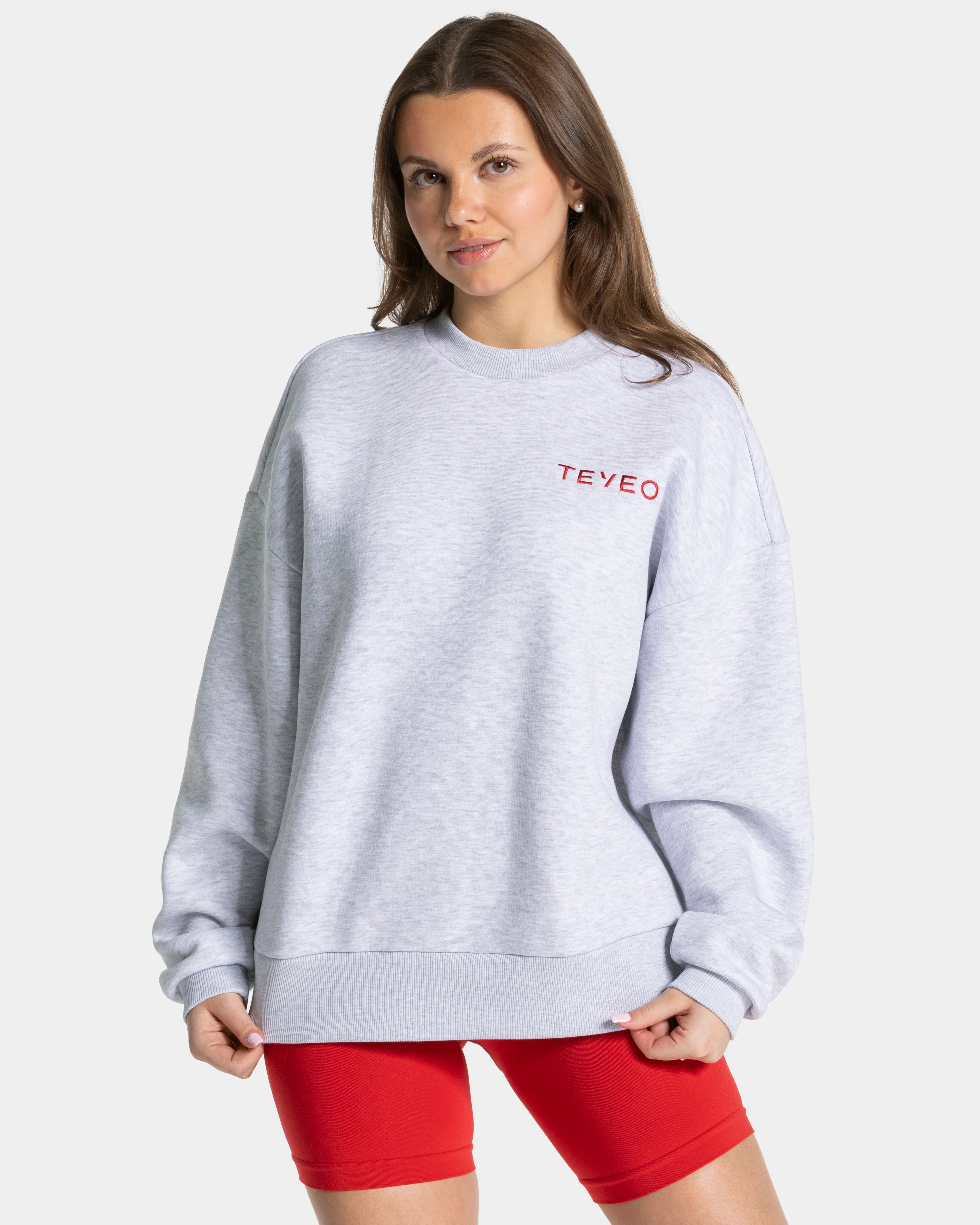 Signature Oversized Sweater "Hellgrau" - Image 2