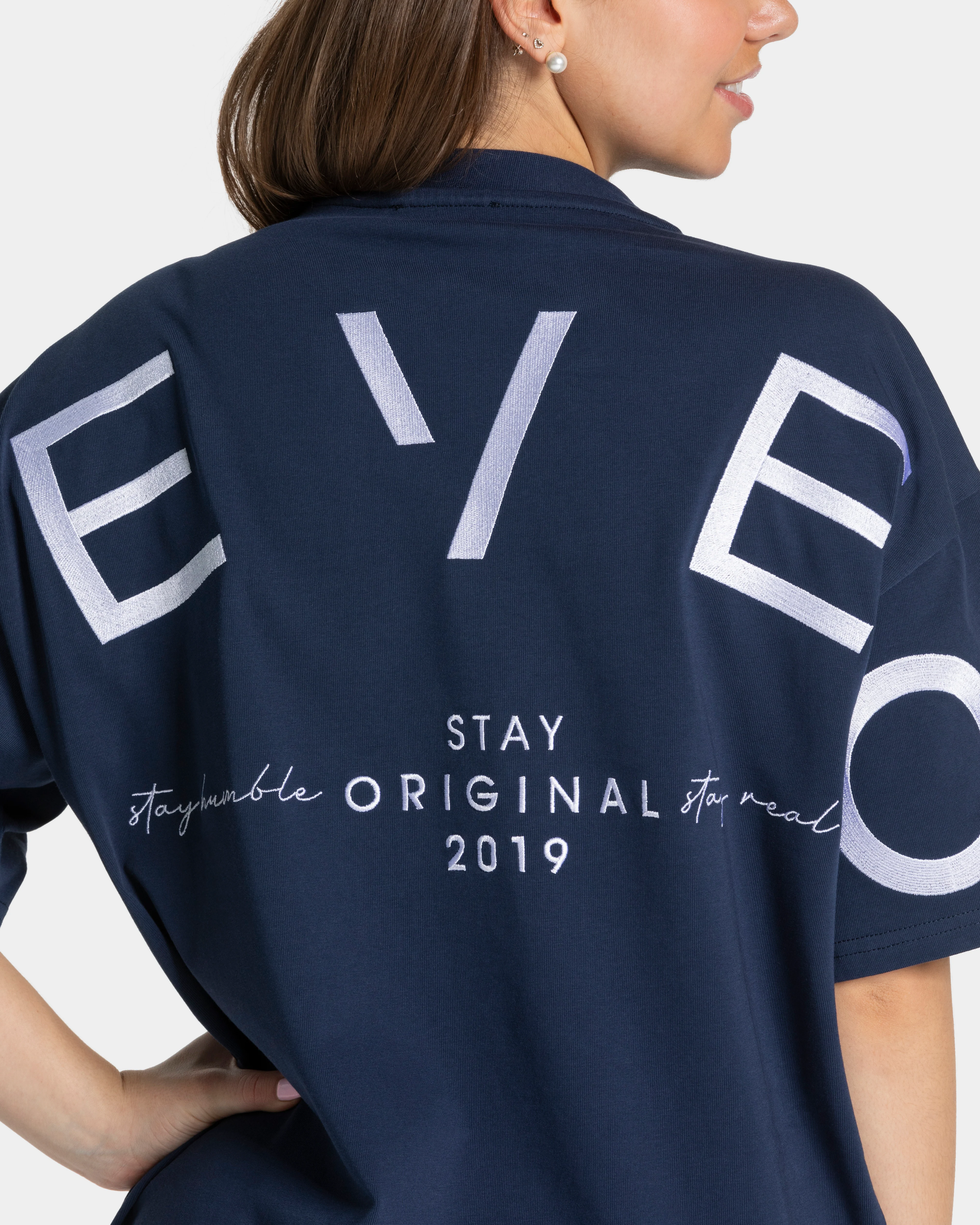 Signature Oversized T-Shirt "Dunkelblau" - Image 4