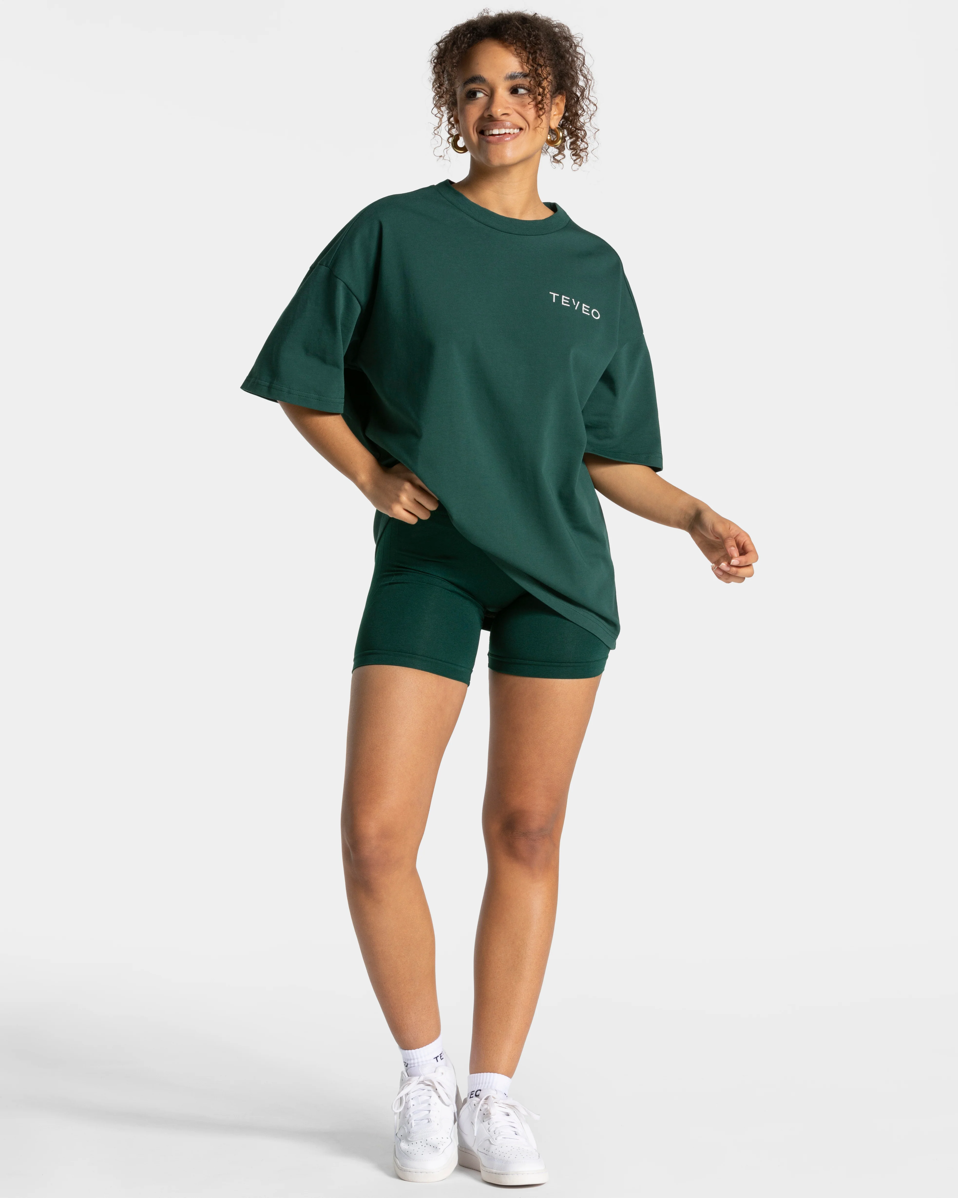 Signature Oversized T-Shirt "Dunkelgrün" - Image 3