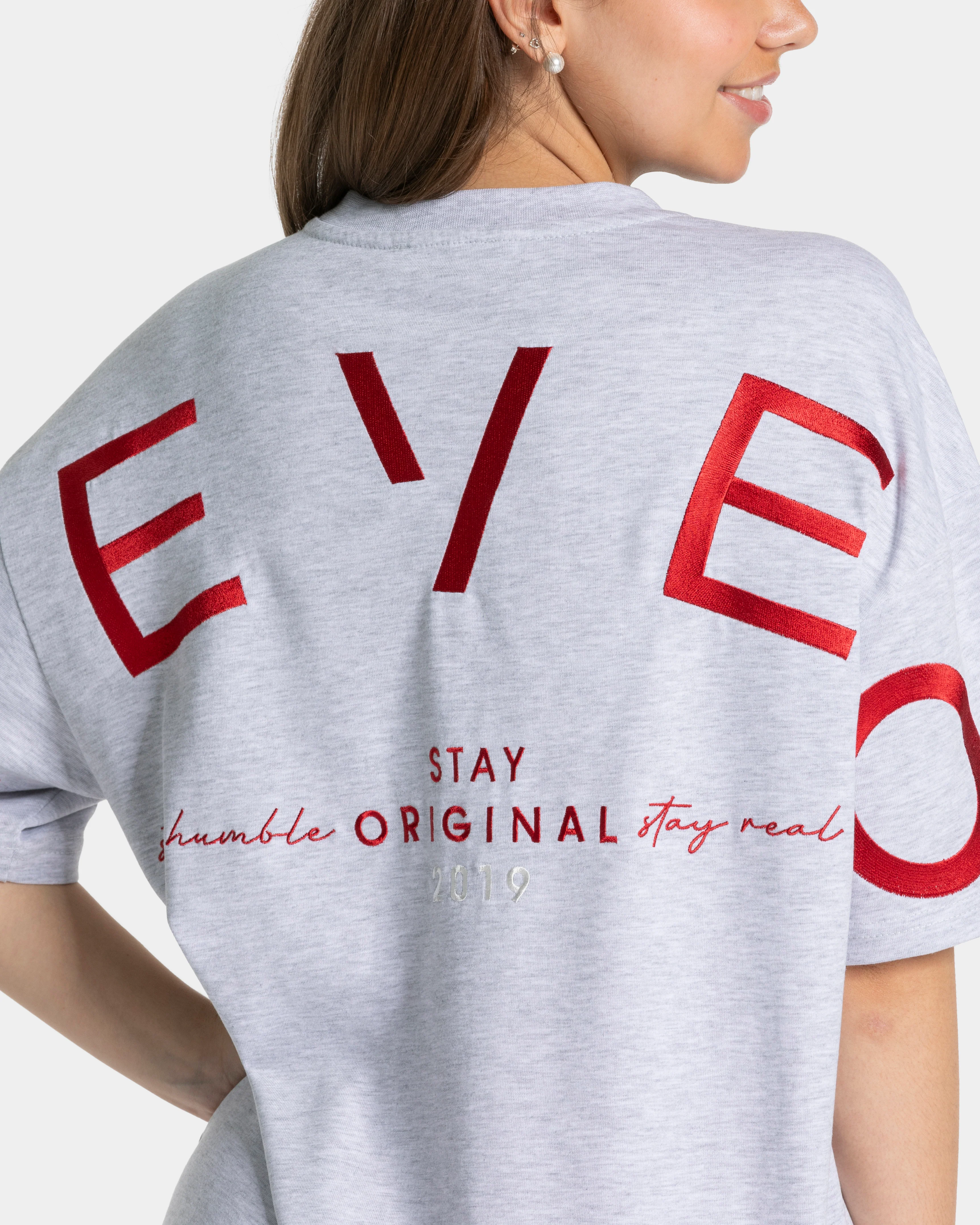 Signature Oversized T-Shirt "Hellgrau" - Image 4