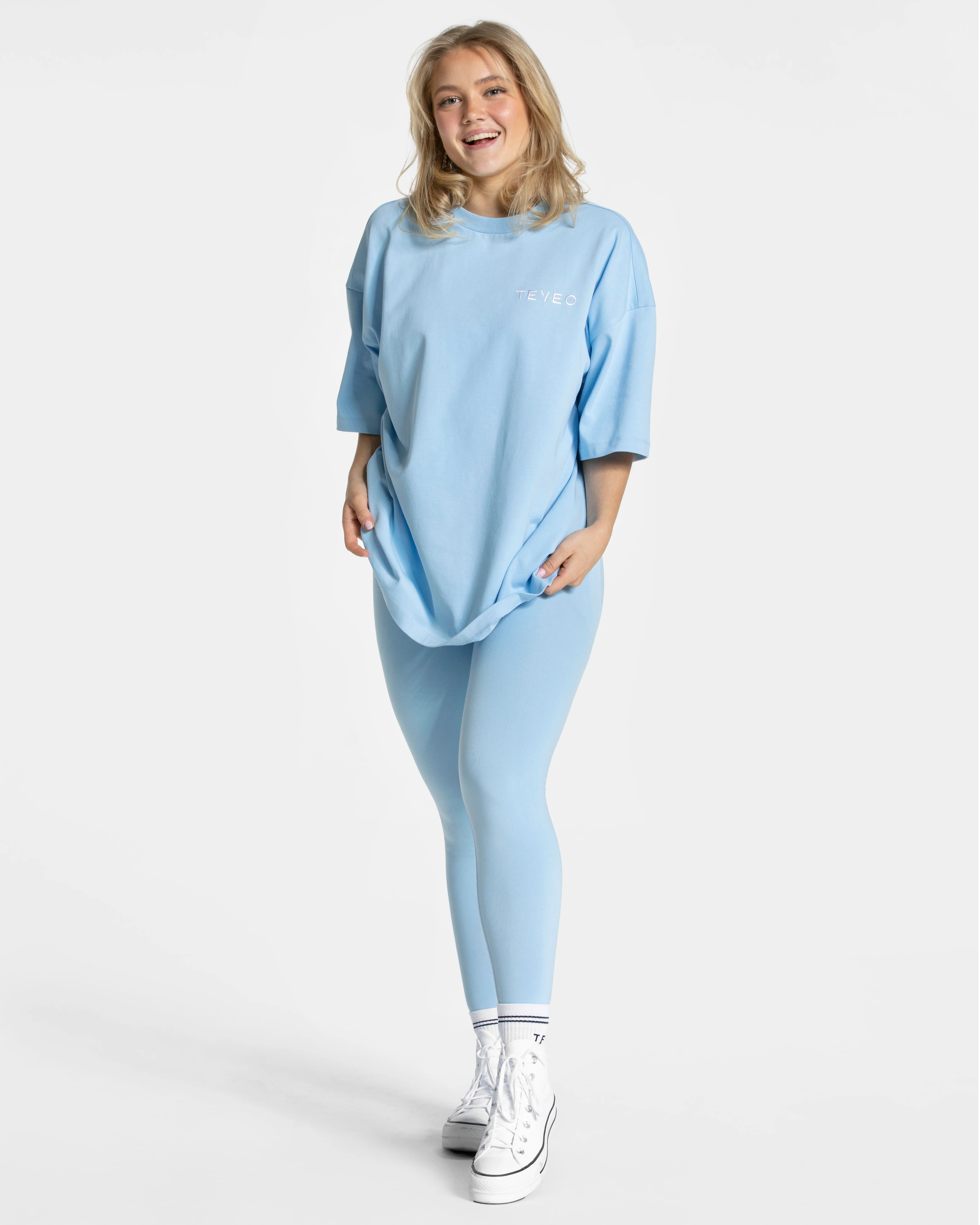Signature Oversized T-Shirt "Ice Blue" - Image 3