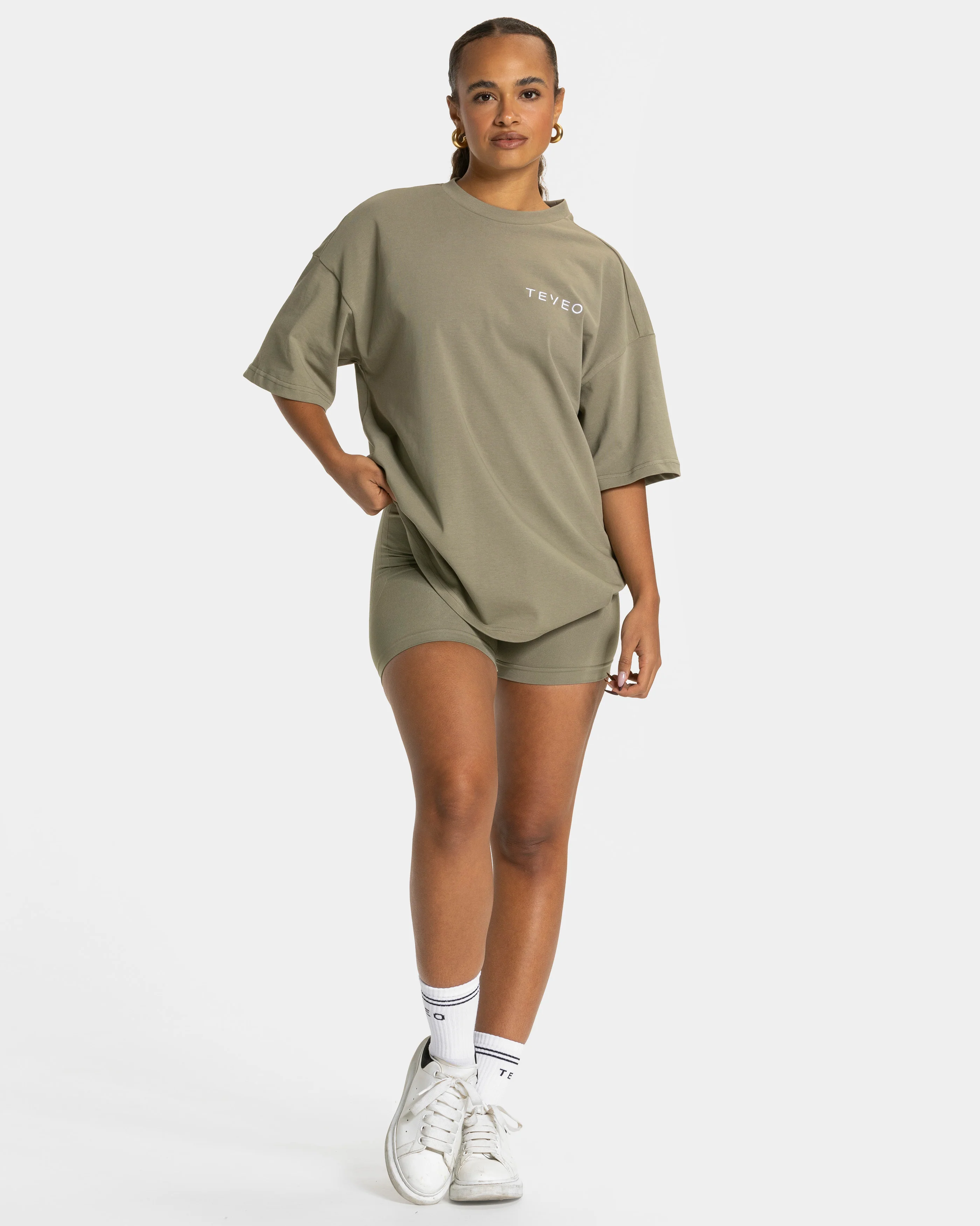 Signature Oversized T-Shirt "Khaki" - Image 3